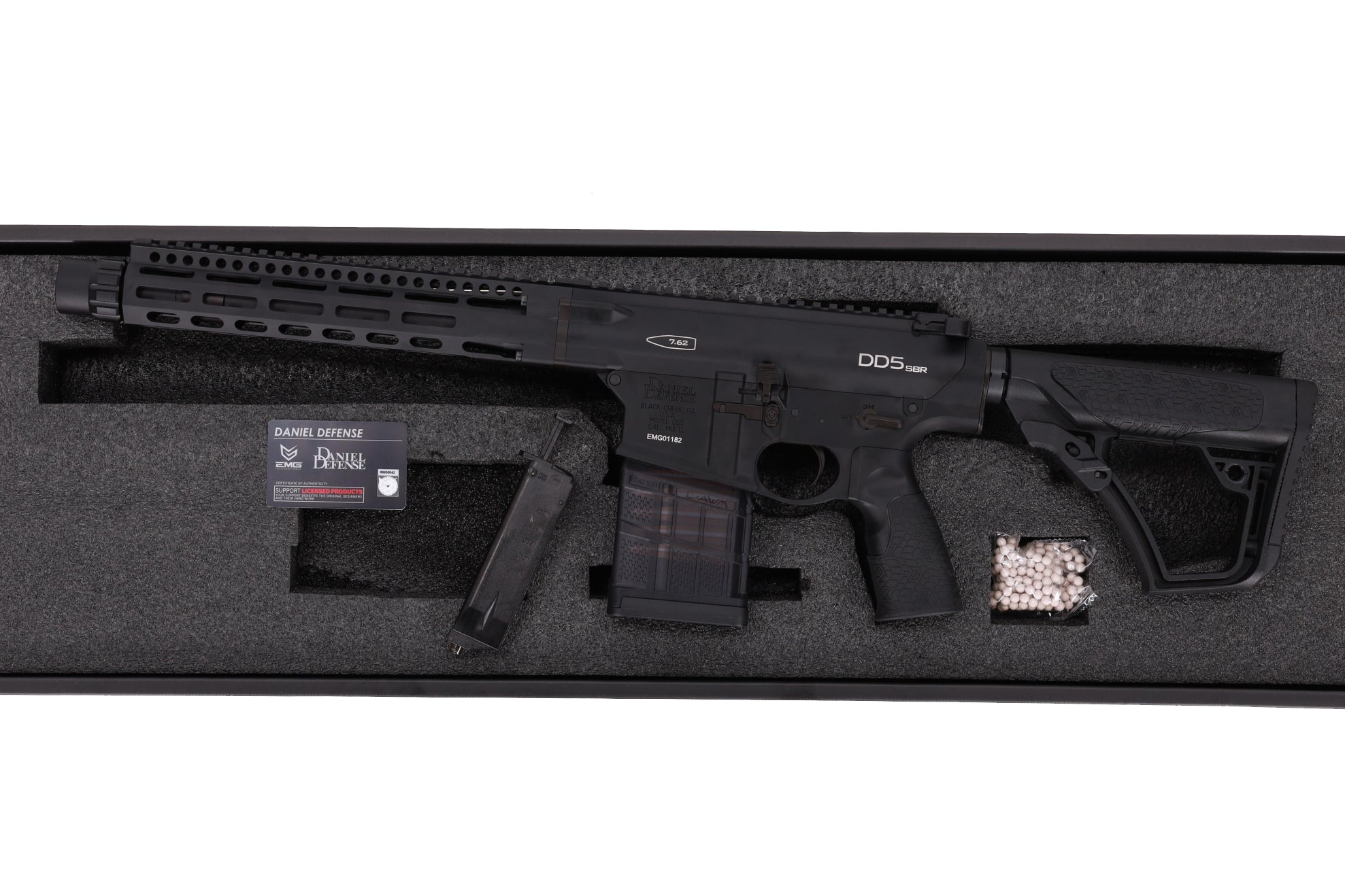 Daniel Defense x EMG DD5 SBR CYMA Platinum Gen.2 AEG Assault Rifle 12.5" – Black-2
