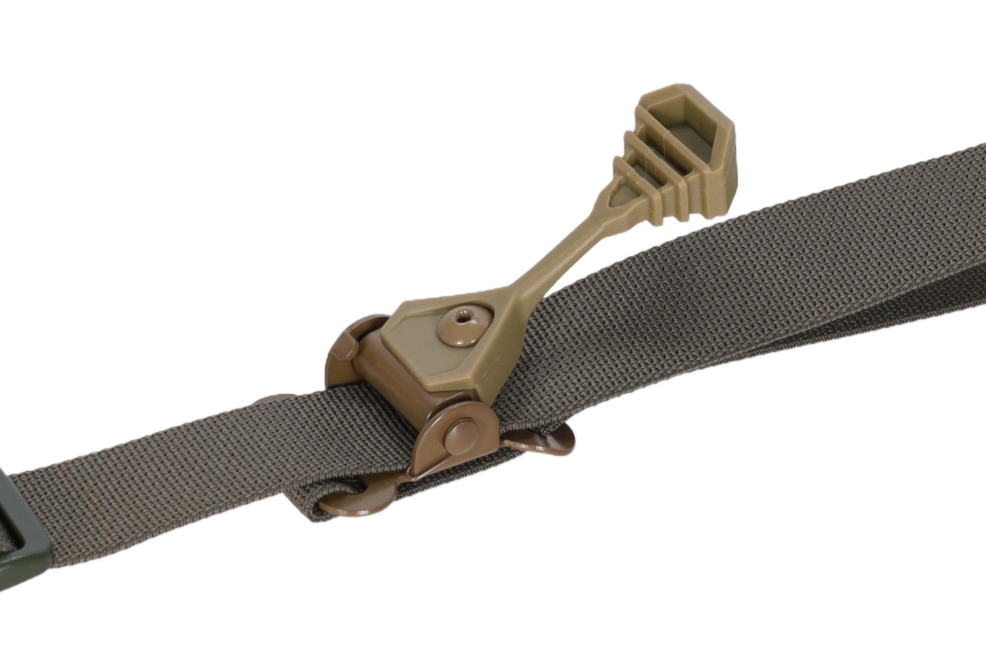 Zaawansowany pas nośny SATAC z klamrą regulacyjną Oliwkowy