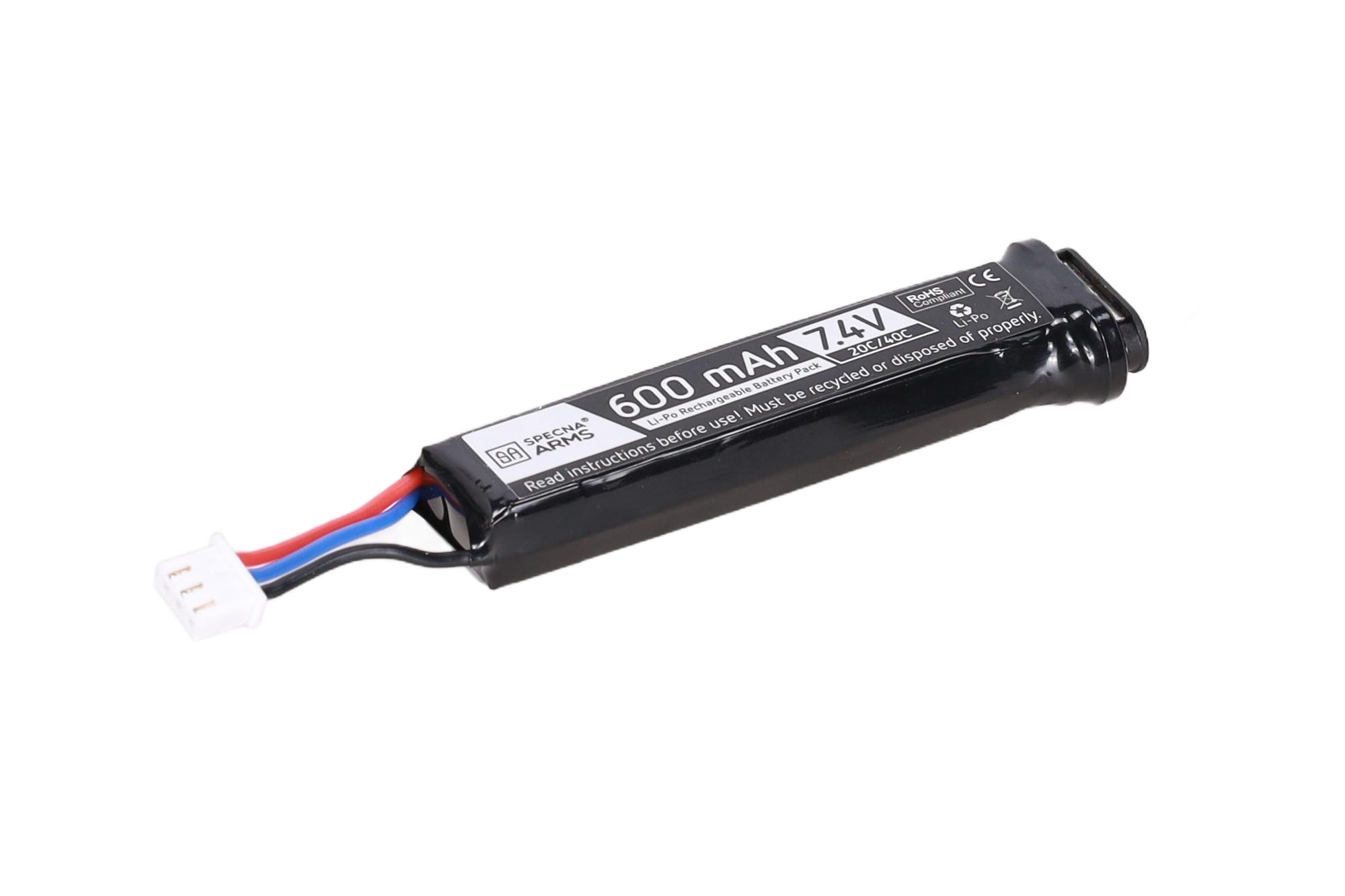 Specna Arms 600mAh 20C 7.4V AEP LiPo battery