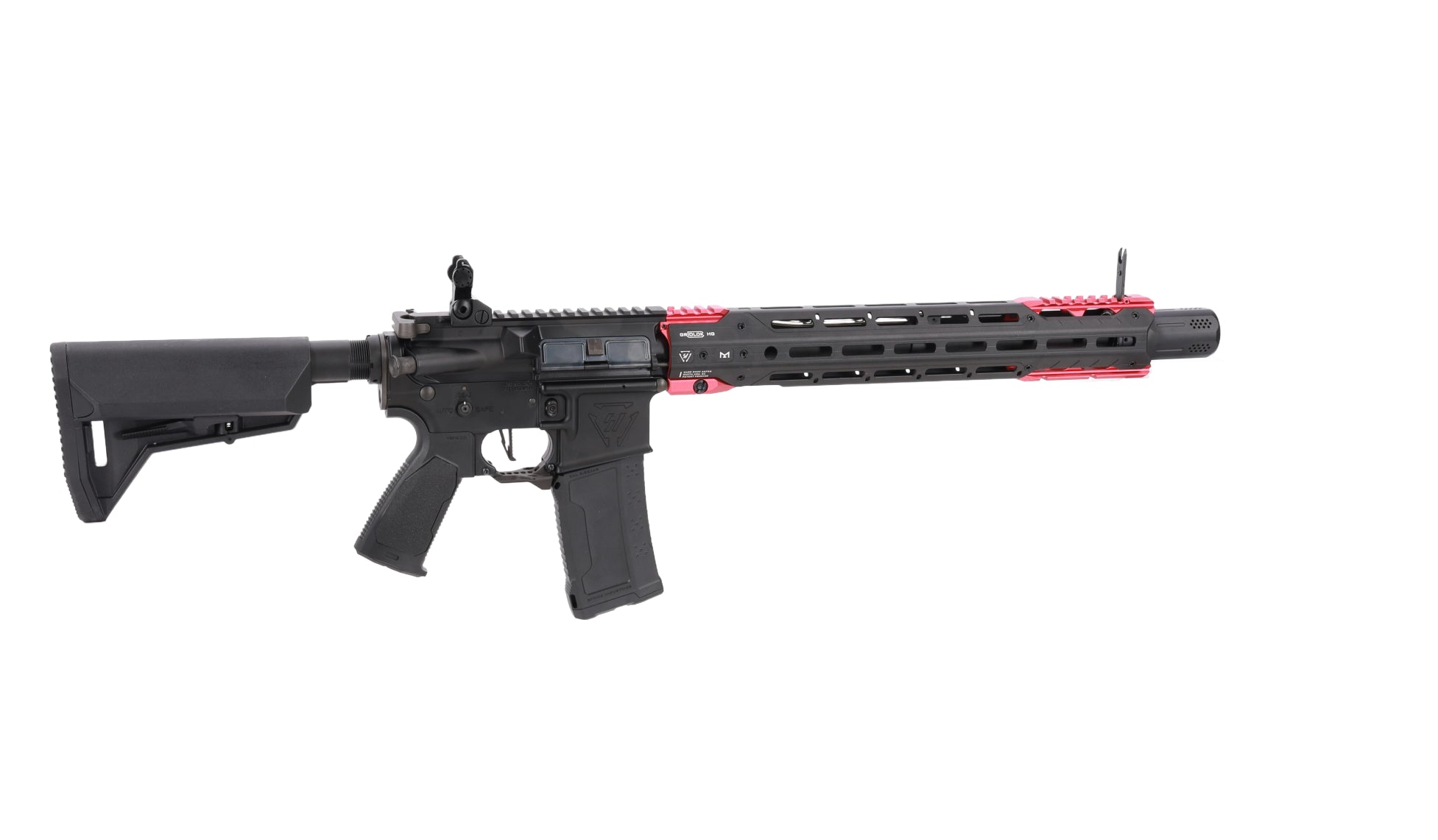 King Arms x Strike Industries Sentinel GRIDLOK® 15" Aster SE ETU Black and Red airsoft Carbine-1