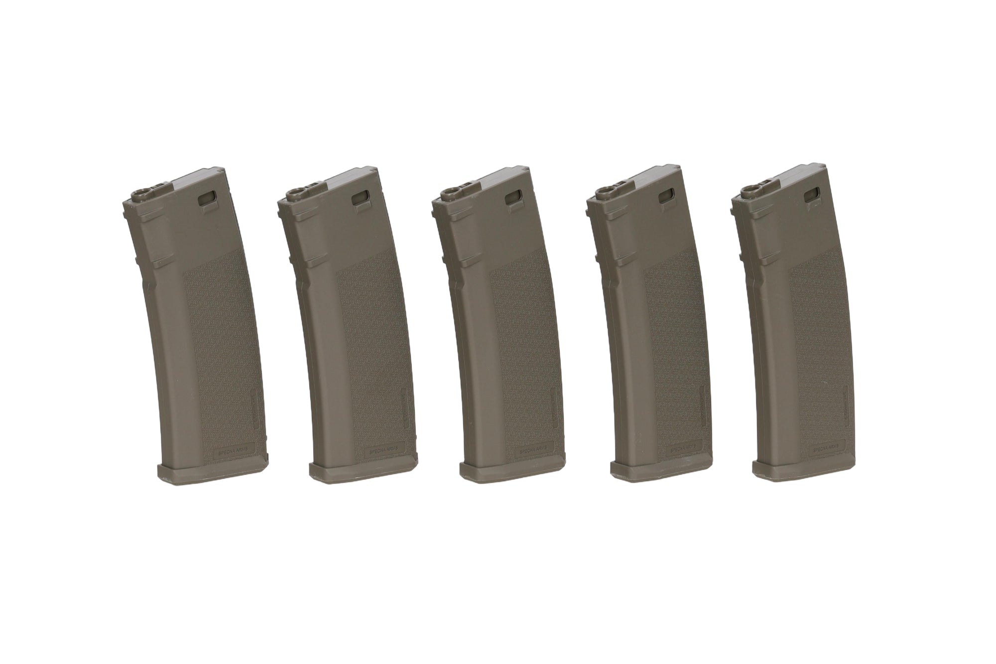 Set of 5 S-Mag Mid-Cap magazines for 125 BBs Olive