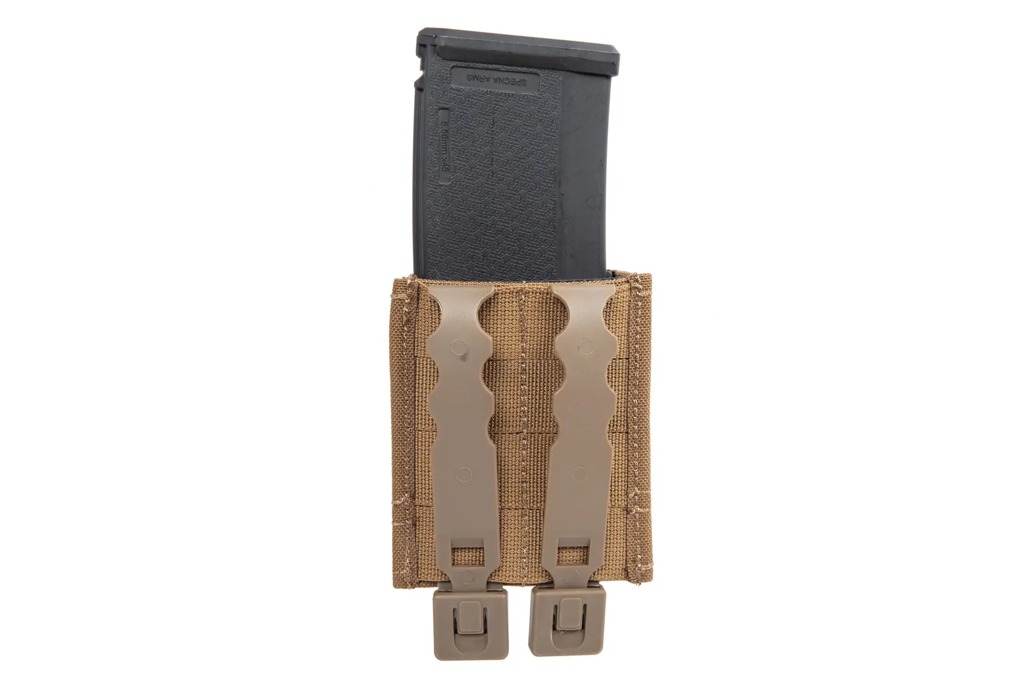 Single FAST loader for Wosport rifle magazines Coyote Brown