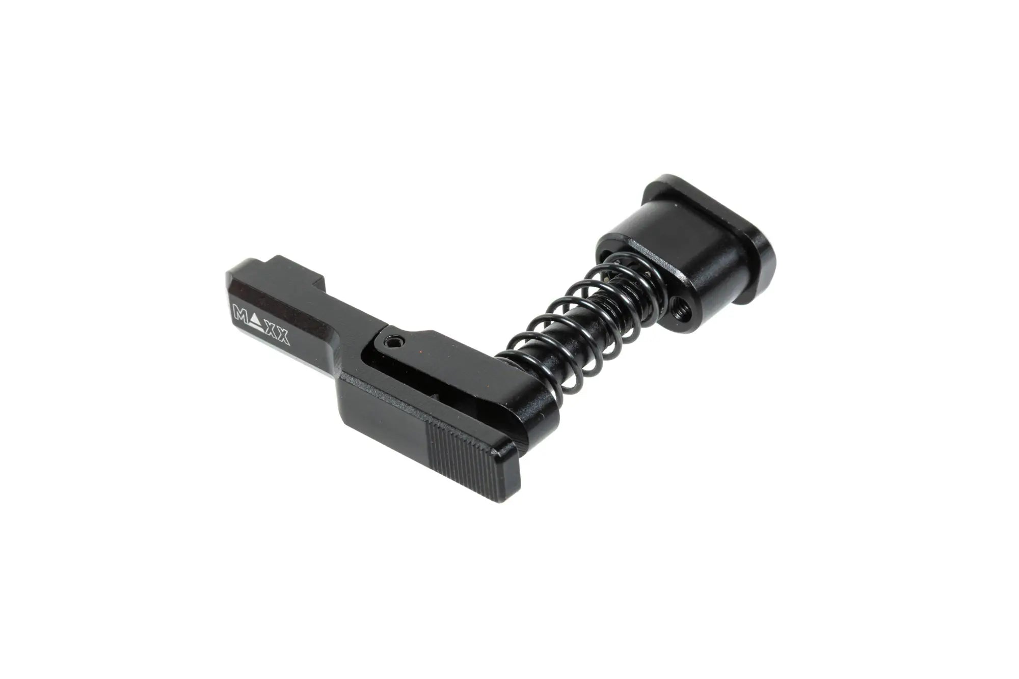 Aluminium Maxx Model Advanced type C magazine release for MTW M4 replicas Black