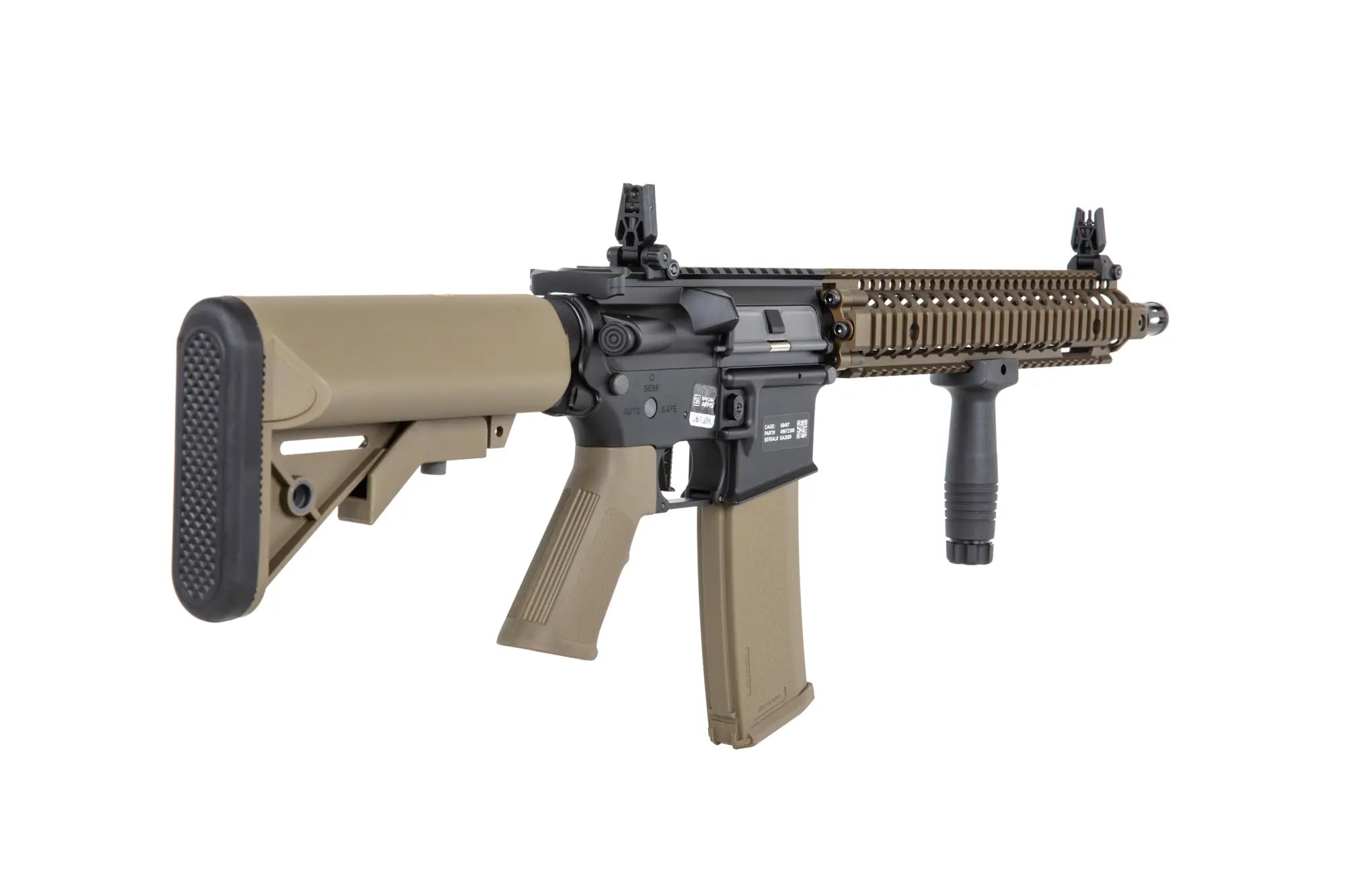 Specna Arms Daniel Defense® MK18 SA-P26 Prime™ Aster II ETU airsoft carbine with Chaos Bronze brushless motor-3