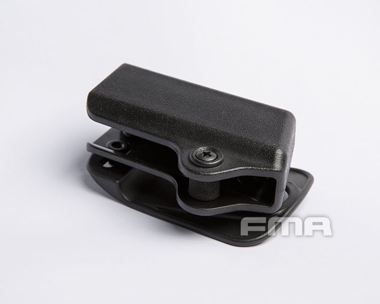 FMA Pistol Magazine Pouch 9mm Luger - Black, Durable Plastic