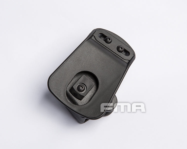FMA Pistol Magazine Pouch 9mm Luger - Black, Durable Plastic