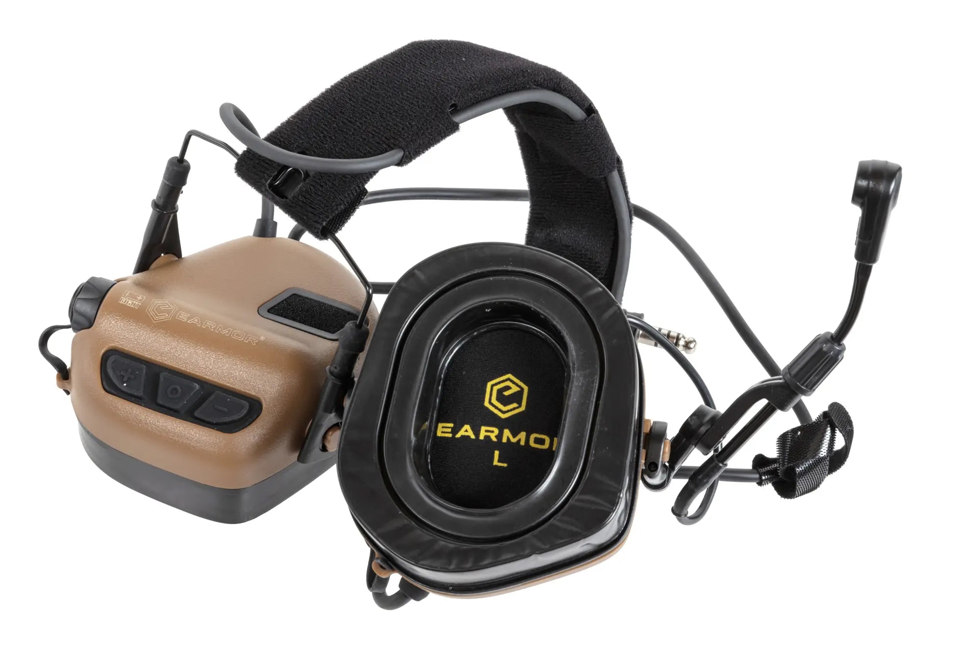 Earmor M32 Plus Active Hearing Protectors Coyote Brown