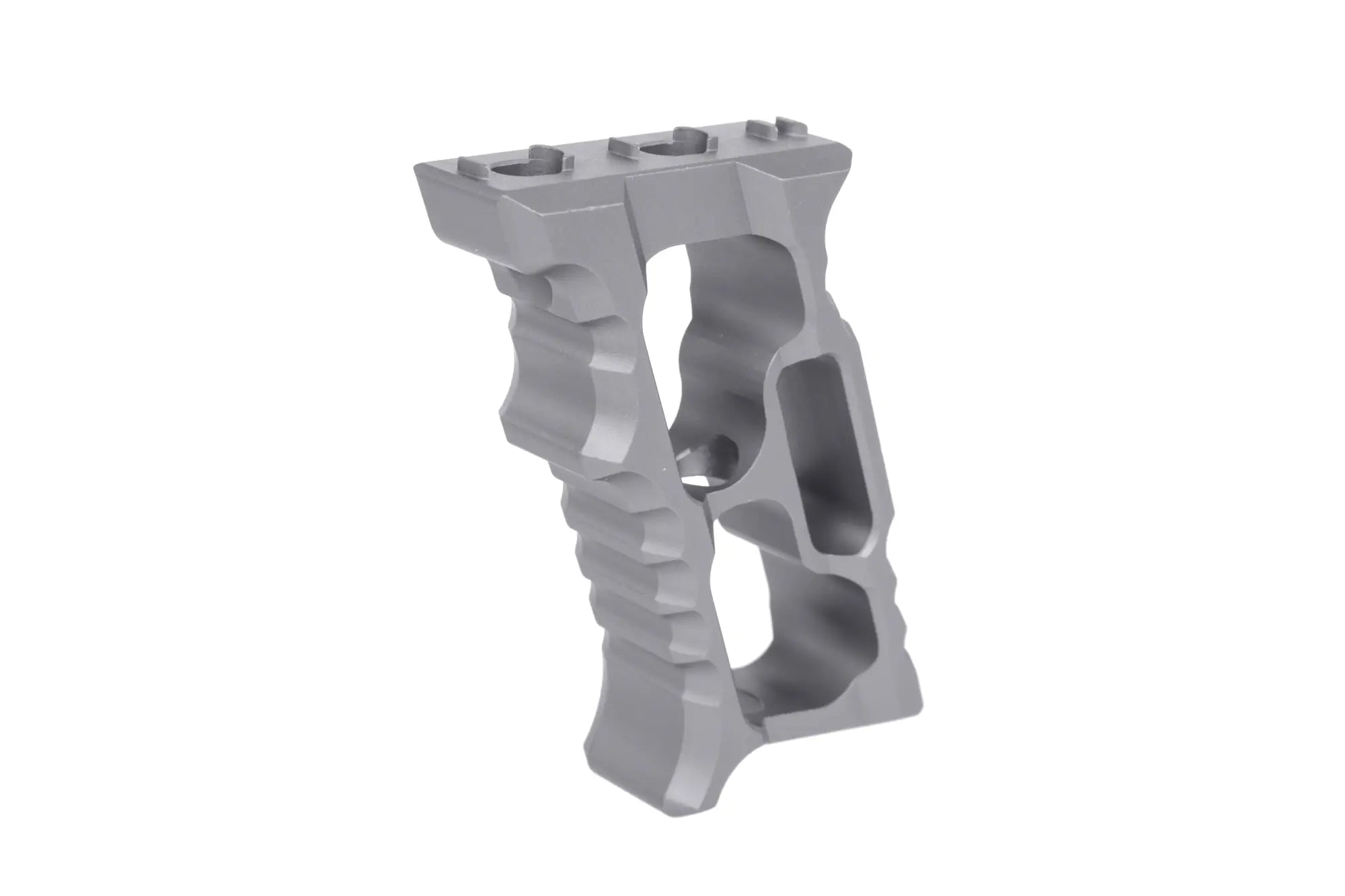 Aluminium angle grip TD Minivert for KeyMod/M-LOK Grey-1