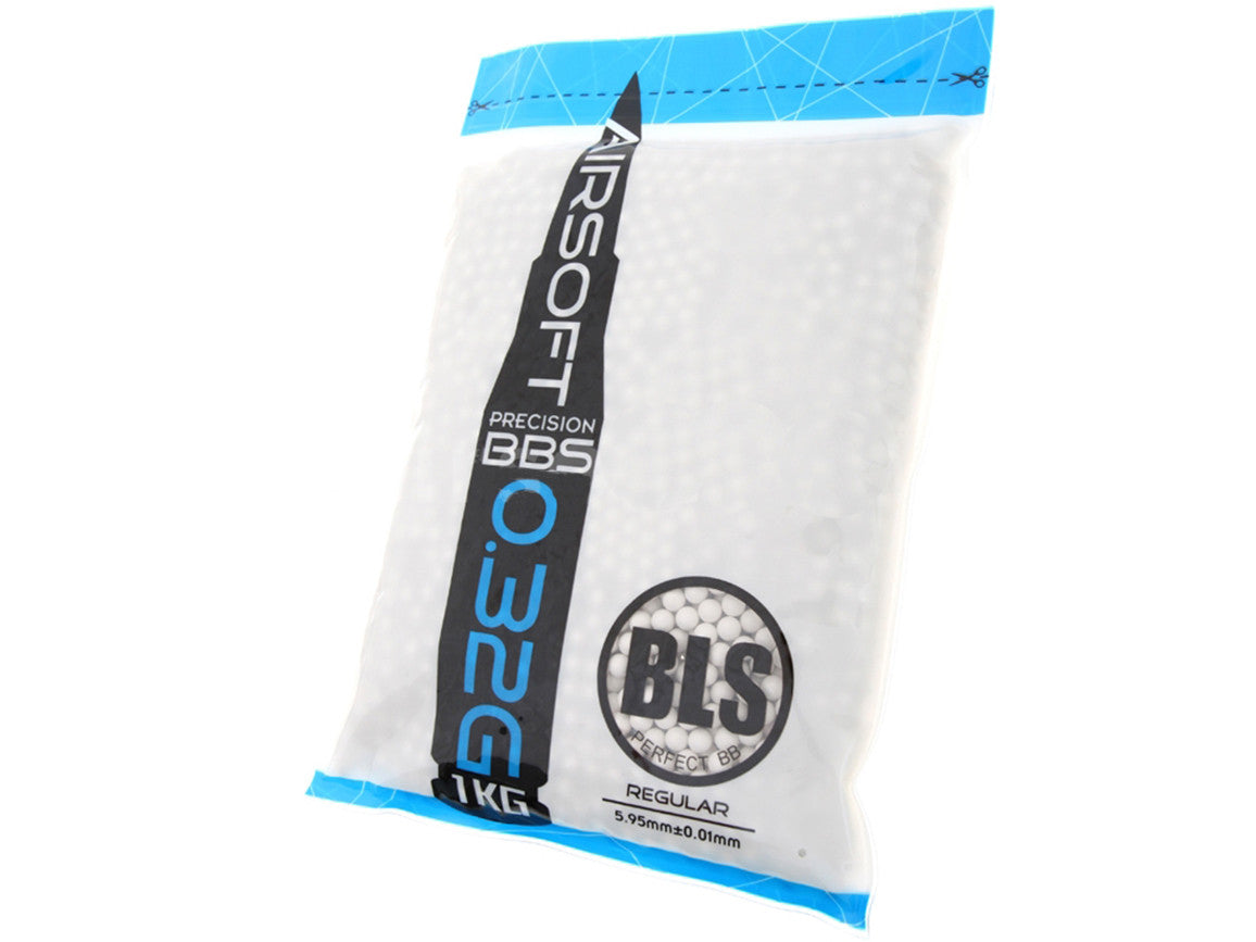 20x BLS Precision pellets 0,32g, 3120 BBs - White (box)