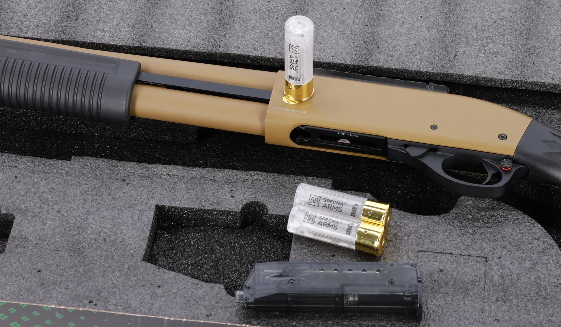 Specna Arms SA-VGS4 VAPOR™ Half-Tan airsoft Shotgun-1