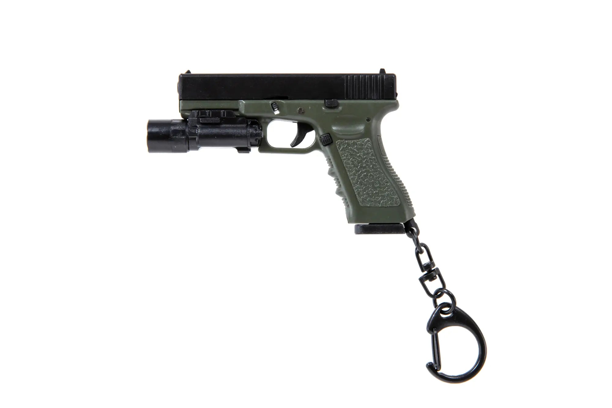 Wosport G17 key fob with torch Olive