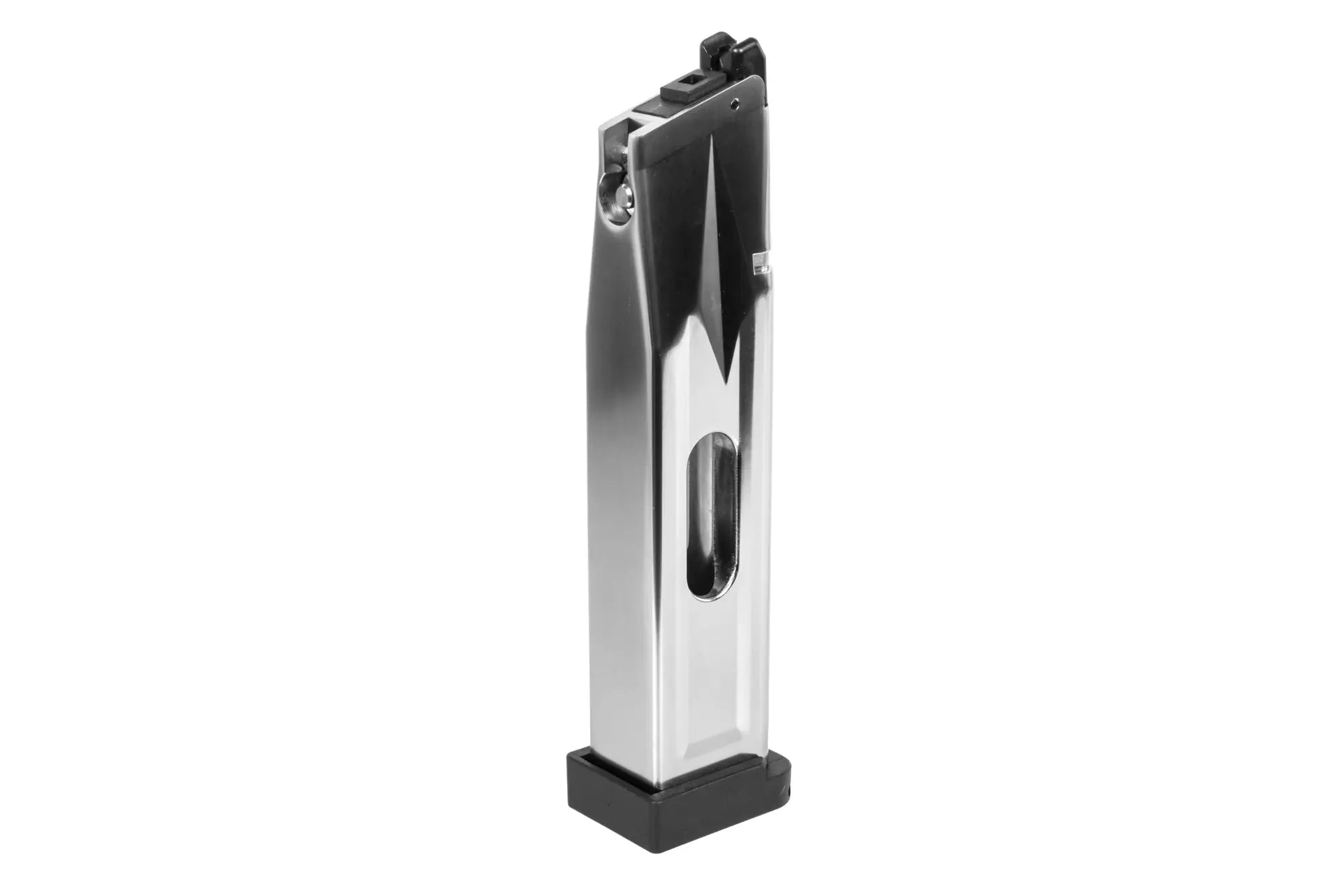 30 BBs CO2 magazine for Hi-Capa QB | Black/Silver
