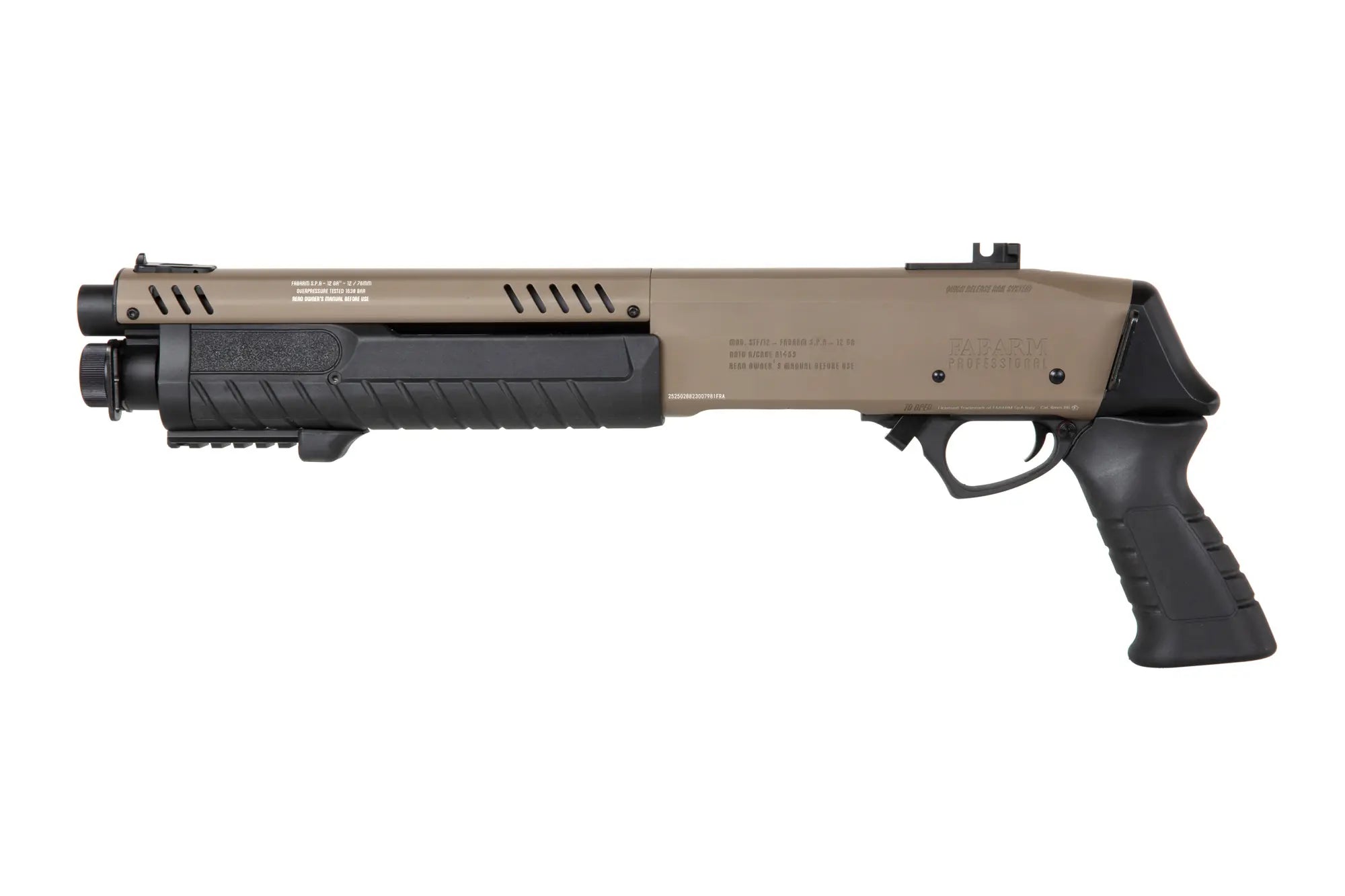 Fabarm STF12 11'' Short Initial 1 J FDE ASG Shotgun-1