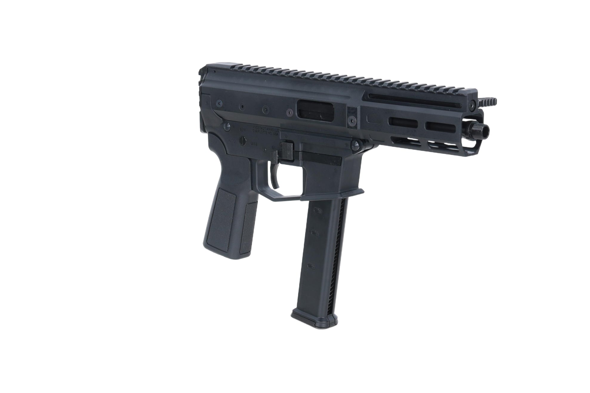 Lambda Defence x Angstadt Arms airsoft machine pistol MDP-9 Black-2