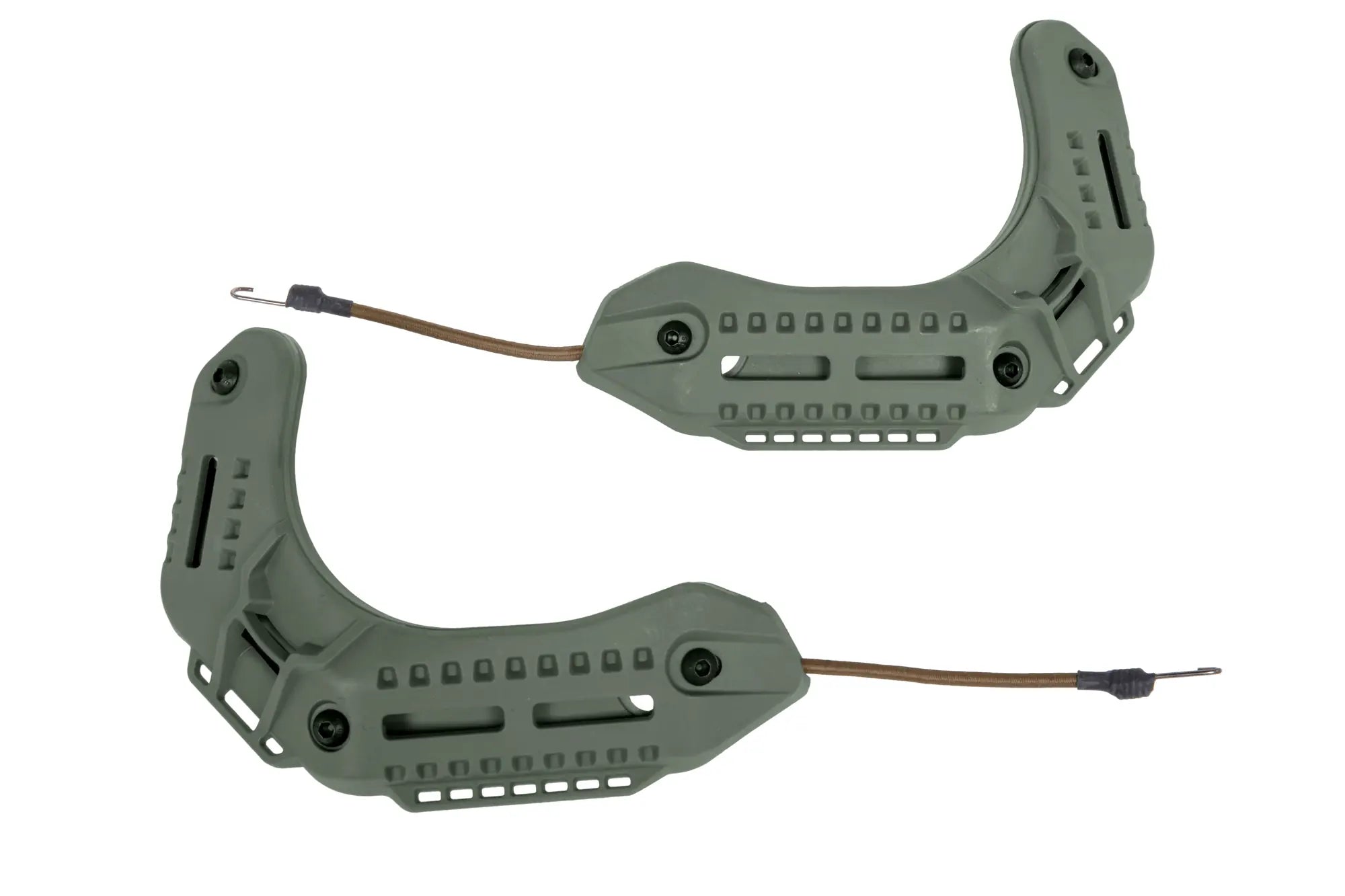 Mounting rail set for Wosport helmets type MK Olive