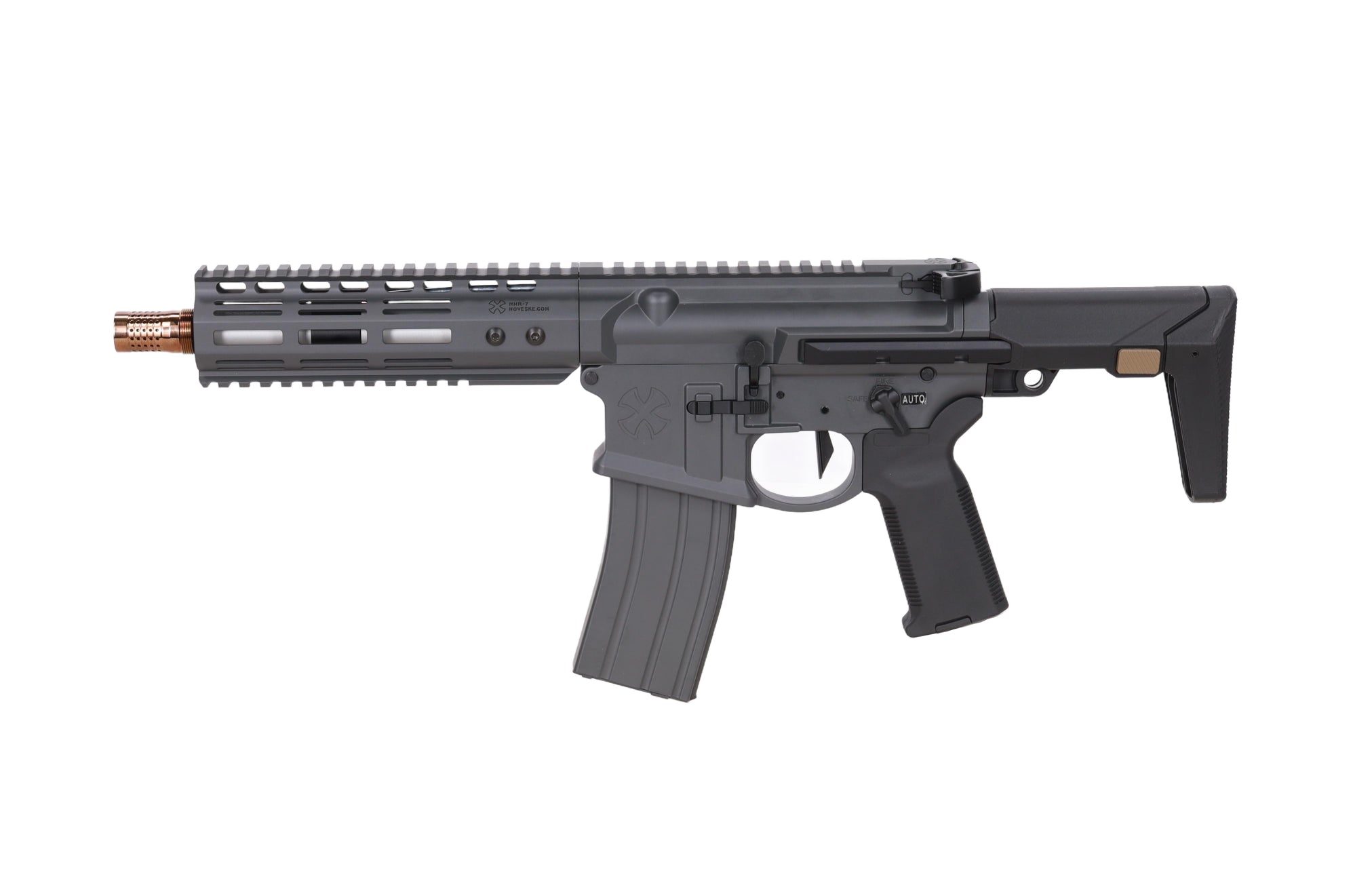 GBBR Noveske Ghetto Blaster NHR-7 7.94" MWS Gen.2 airsoft carbine Grey-3