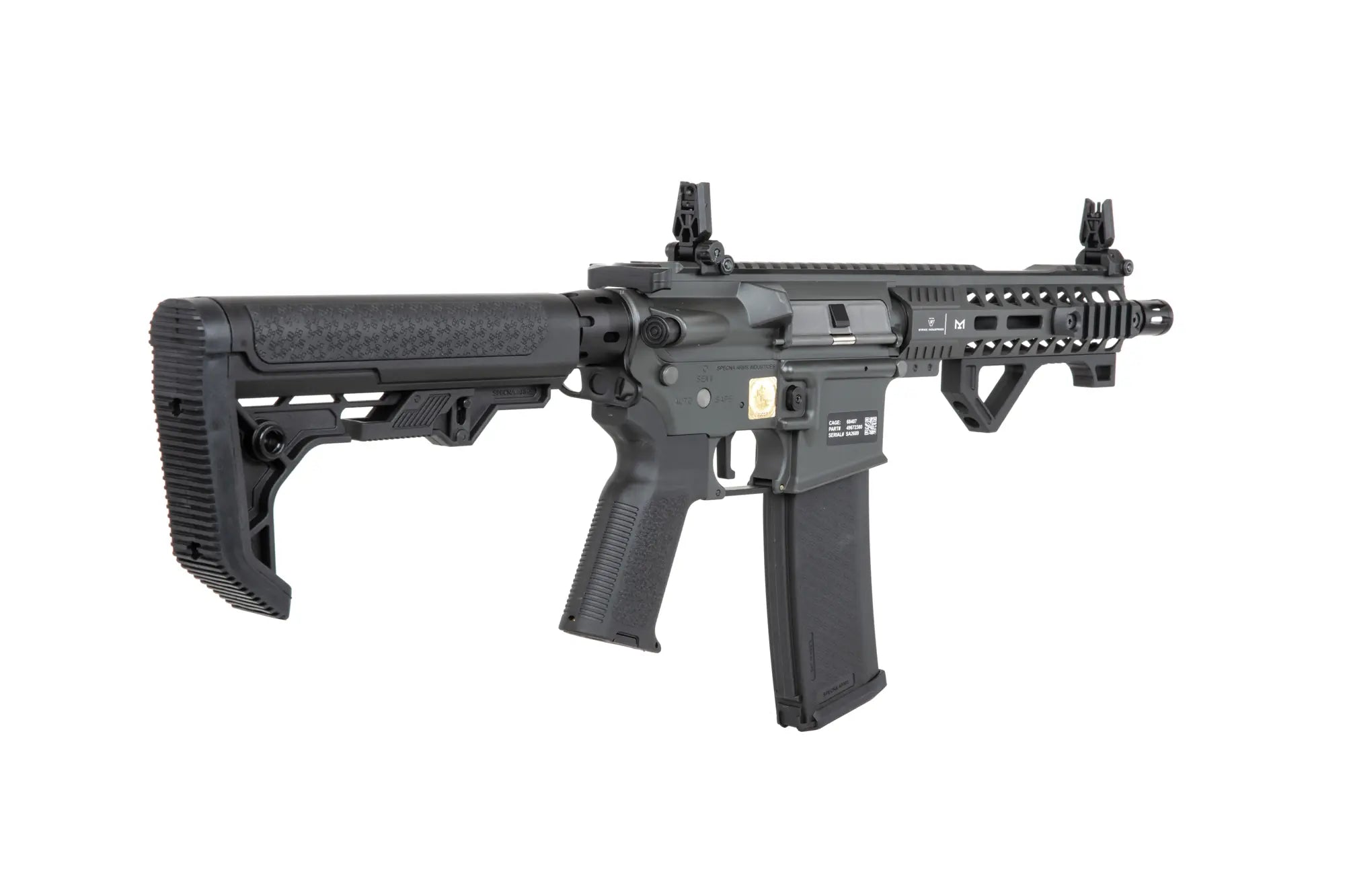 Specna Arms RRA SA-P17 Prime™ Light Ops Stock Kestrel™ ETU airsoft Carbine with Brushless Motor Grey-5