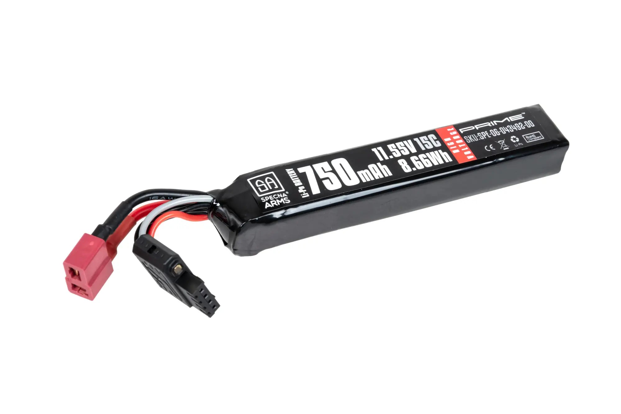 Specna Arms x Gens Ace 750 mAh Li-Po battery 15C 11.55V High Voltage T-Deans G-Tech-1