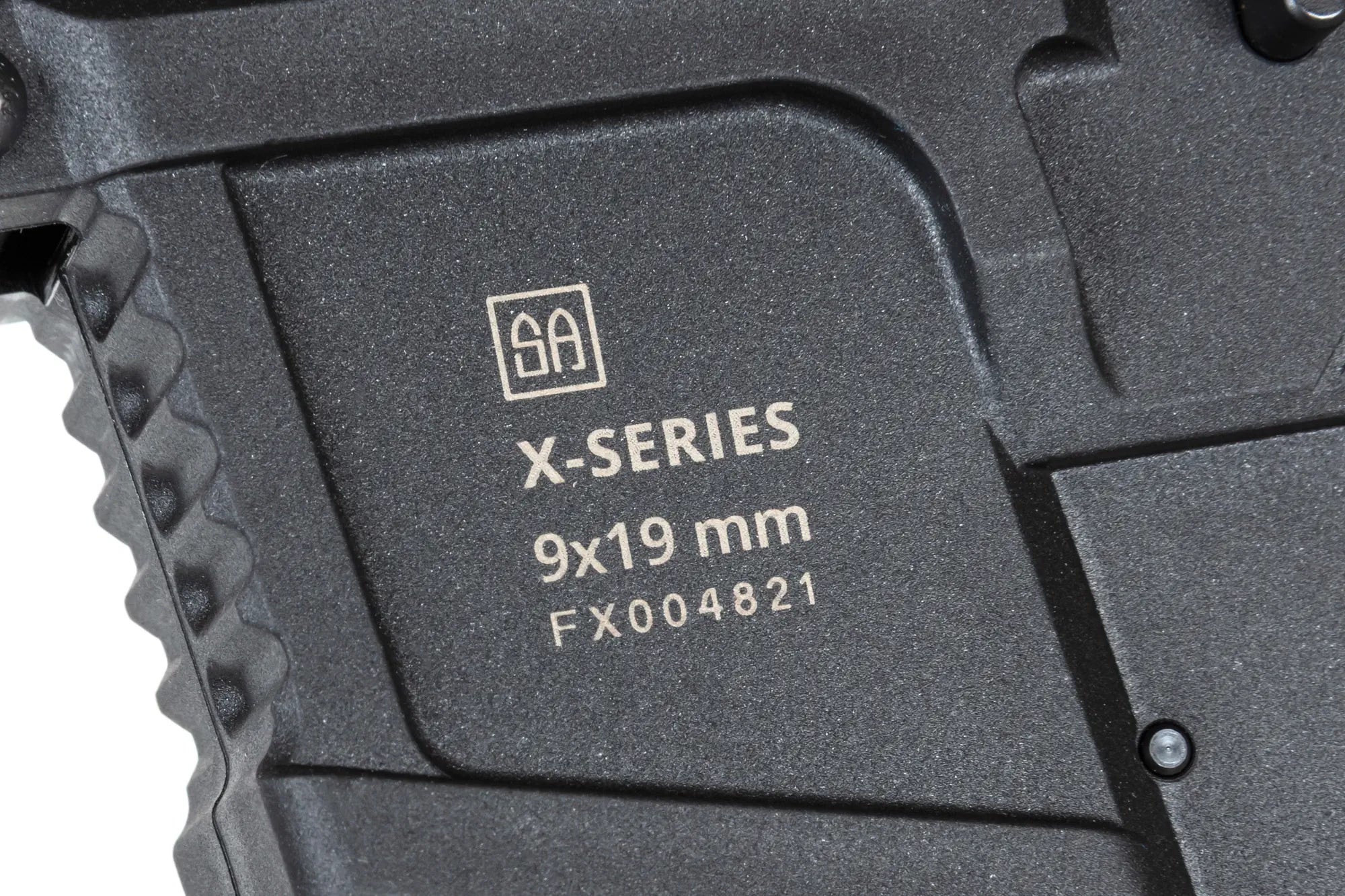 Airsoft Replica SA-FX02 FLEX HAL ETU Half-Tan submachine gun with orange flash hider