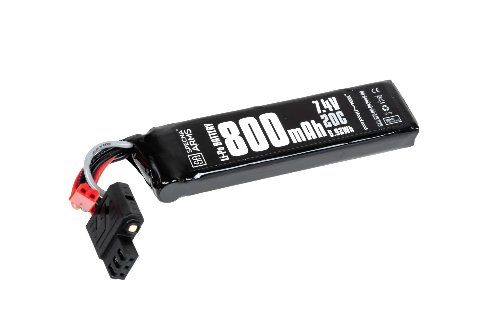 Akumulator Li-Po Specna Arms x Gens Ace 800 mAh 20C 7.4V JST G-Tech-1