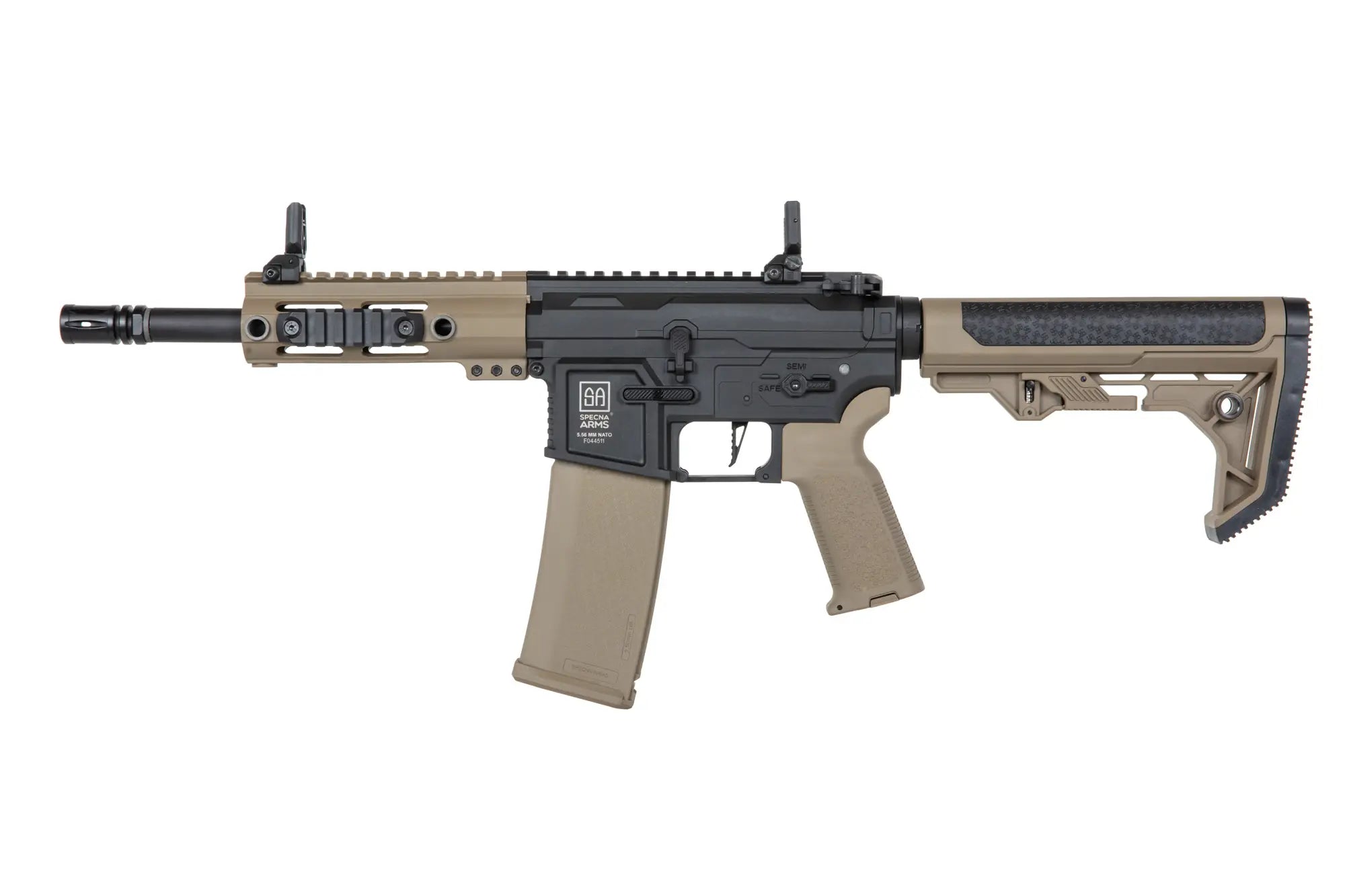 Specna Arms SA-F04-RL FLEX™ Light Ops Stock/ New Receiver HAL ETU™ Half-Tan airsoft Carbine-1