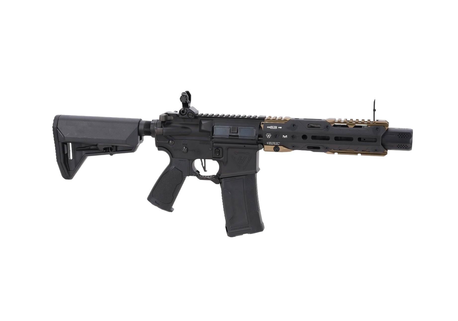 King Arms x Strike Industries Sentinel GRIDLOK® 8.5" Aster SE ETU Flat Dark Earth airsoft Carbine-6