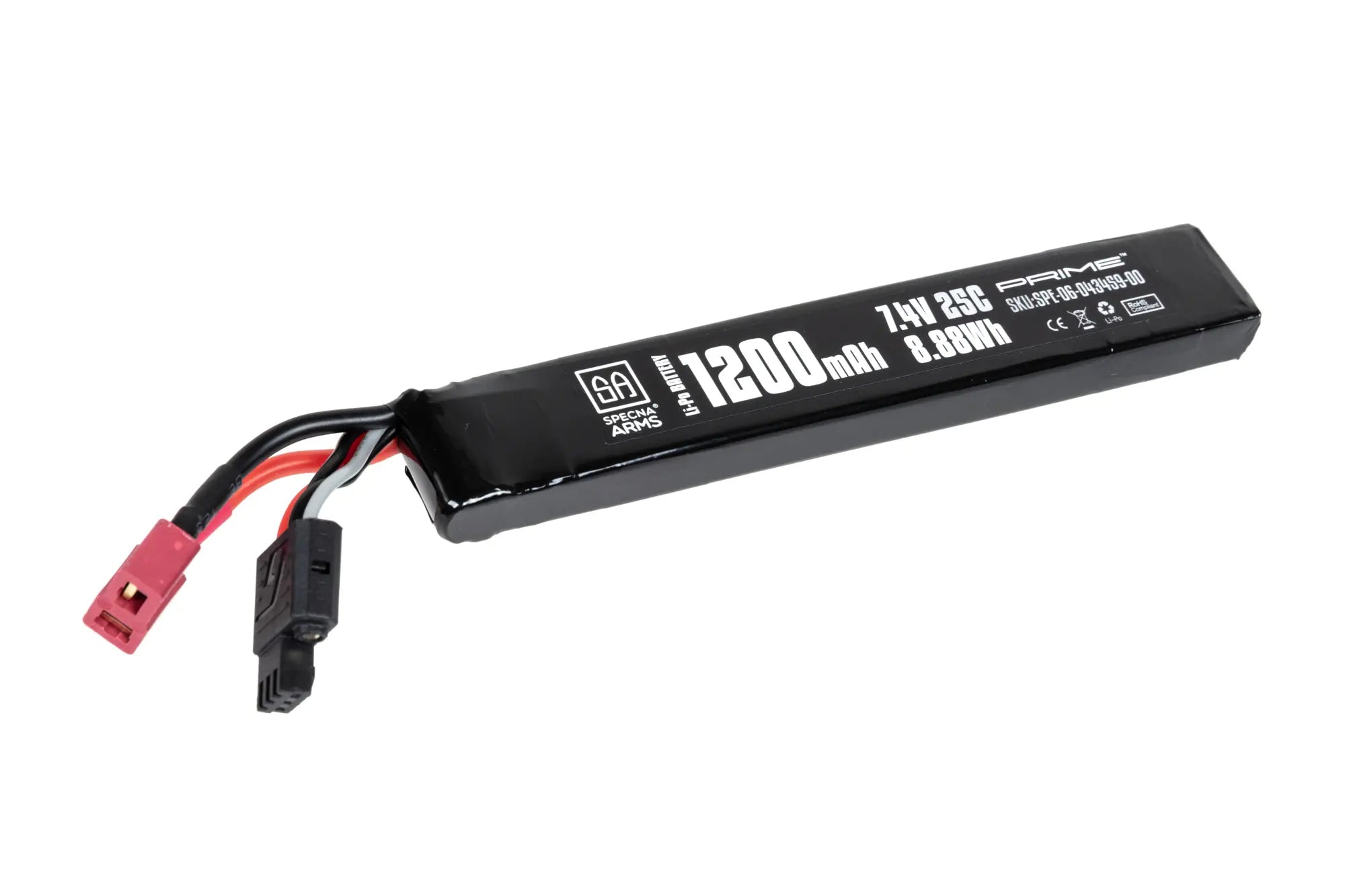 Akumulator Li-Po Specna Arms x Gens Ace 1200 mAh 25C 7.4V T-Deans G-Tech