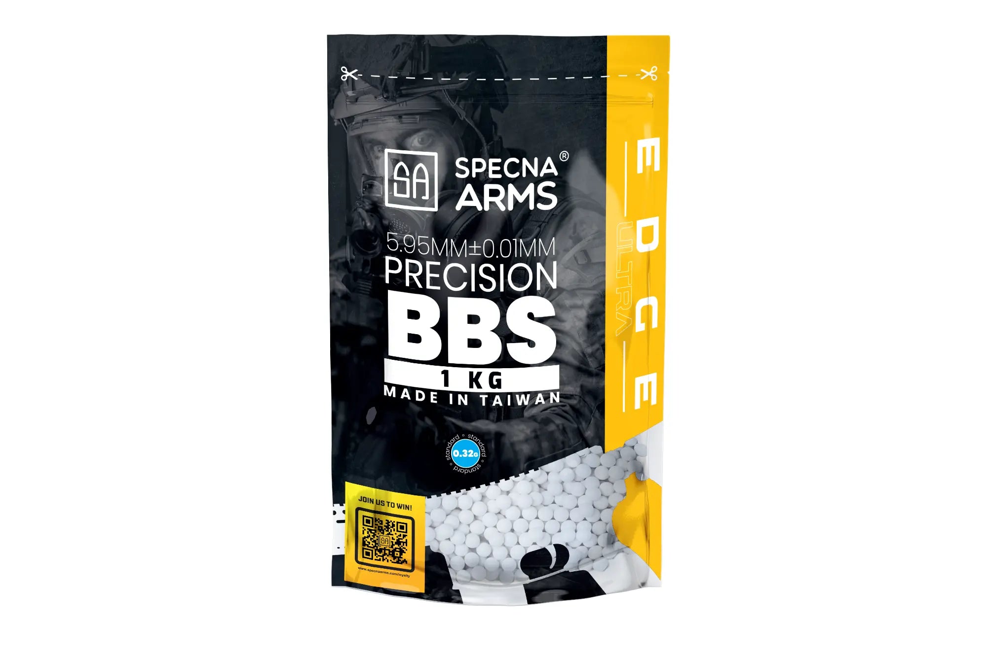 Specna Arms EDGE ULTRA™ 0.32g precision bullets - 1 kg - white