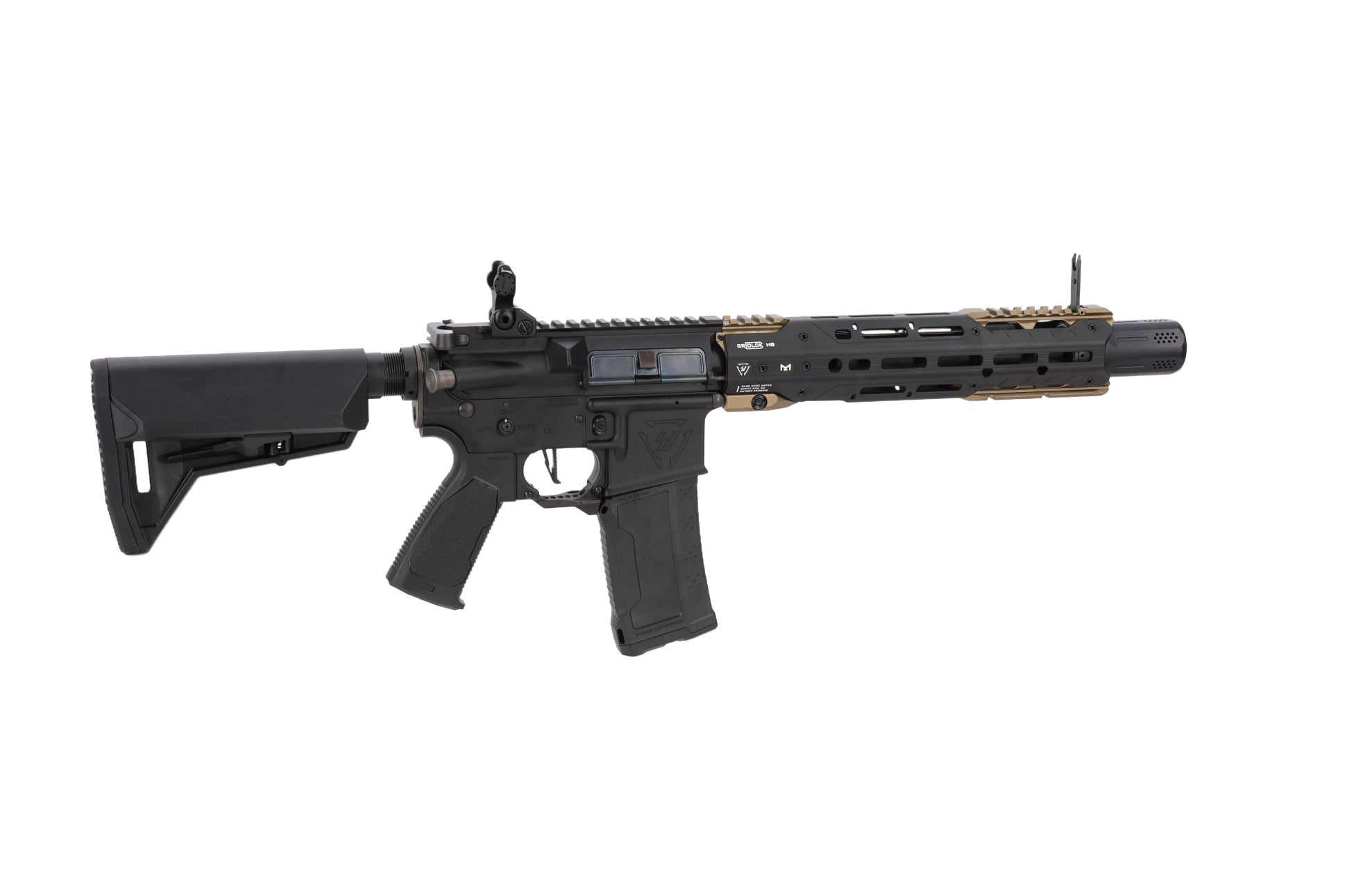 King Arms x Strike Industries Sentinel GRIDLOK® 11" Aster SE ETU Flat Dark Earth airsoft Carbine-3