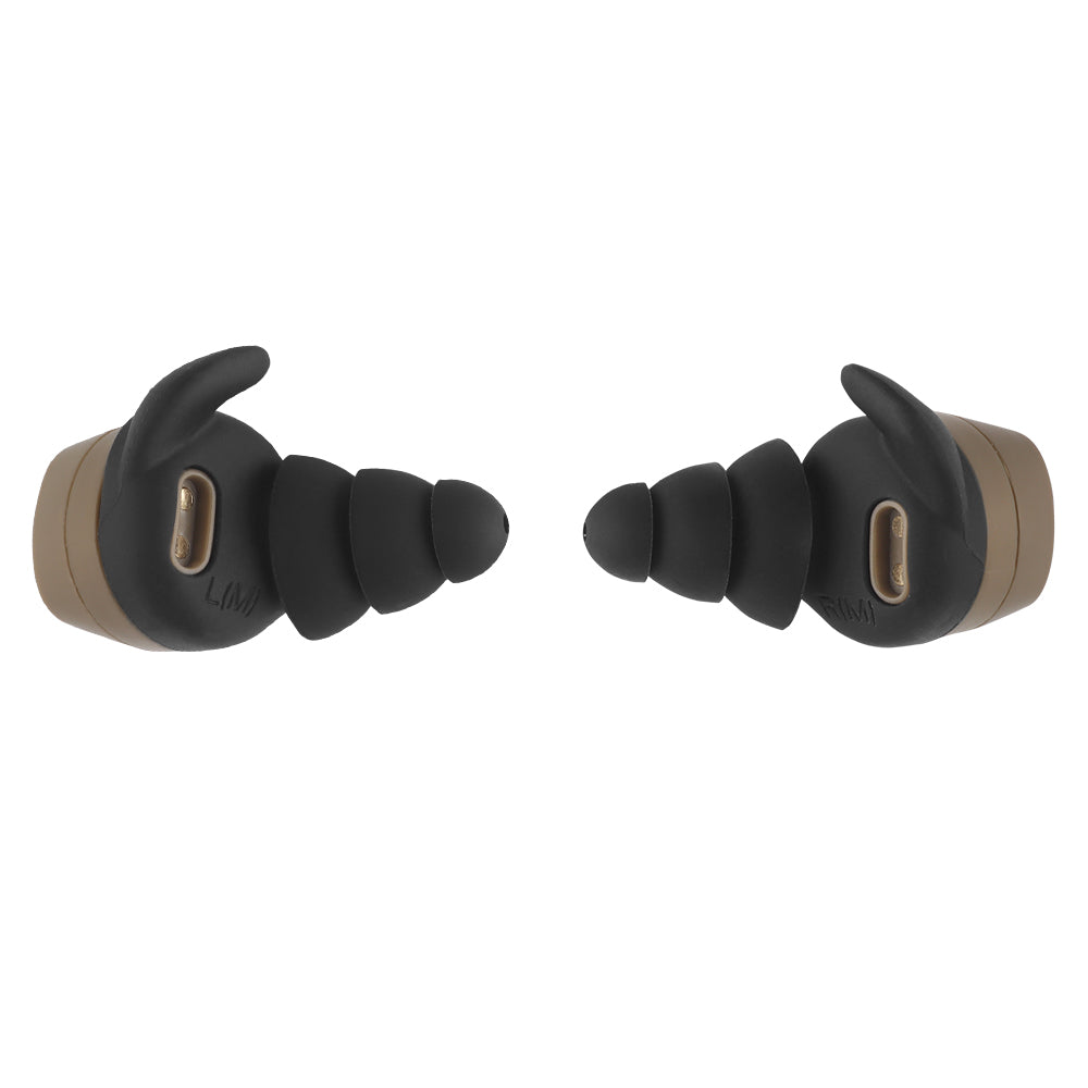 Wosport HD-30 Bluetooth Active In-Ear Hearing Protectors Tan-1