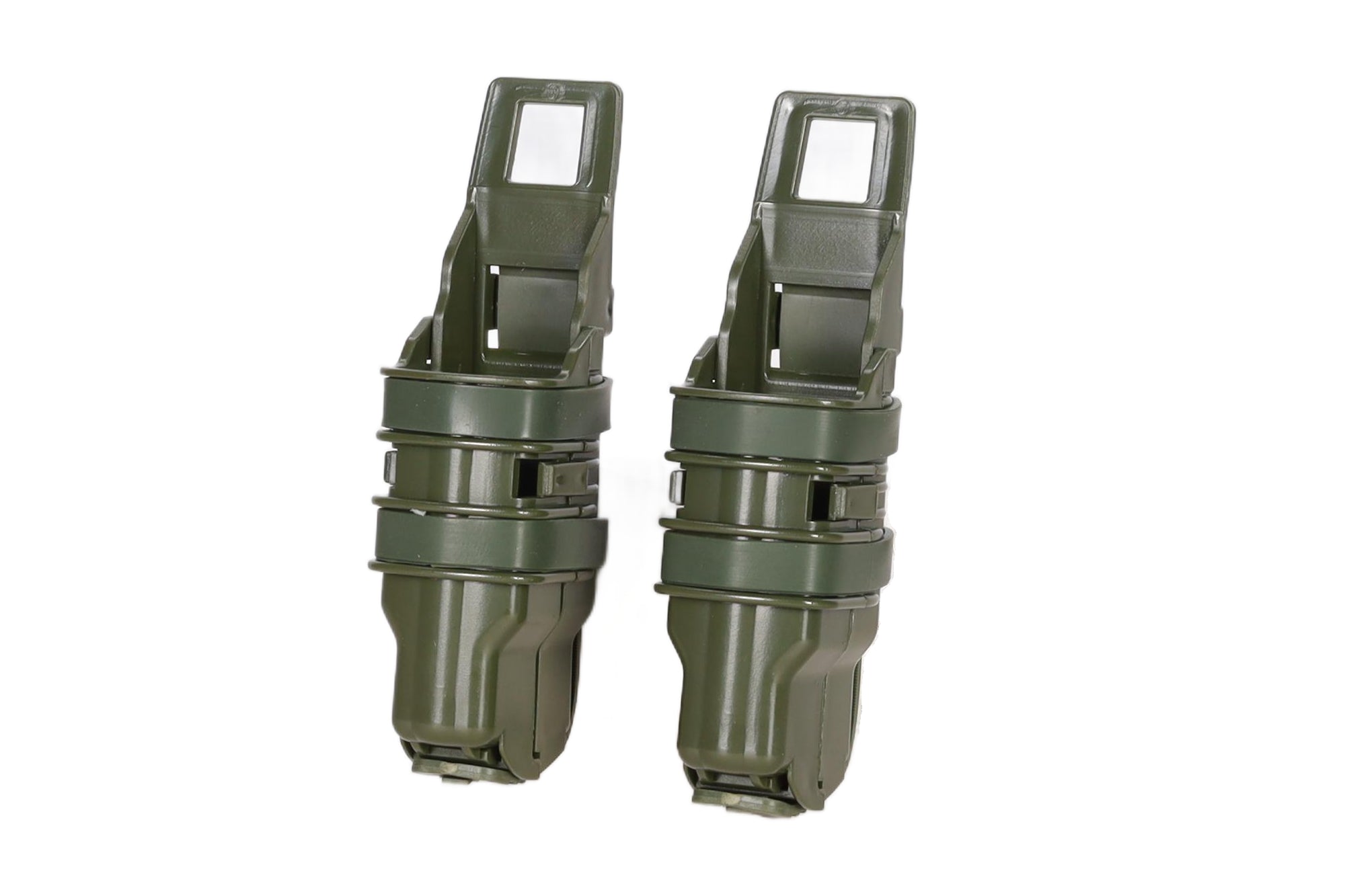 Podwójna ładownica SATAC Open III (XS) na magazynki pistoletowe Oliwkowa-1