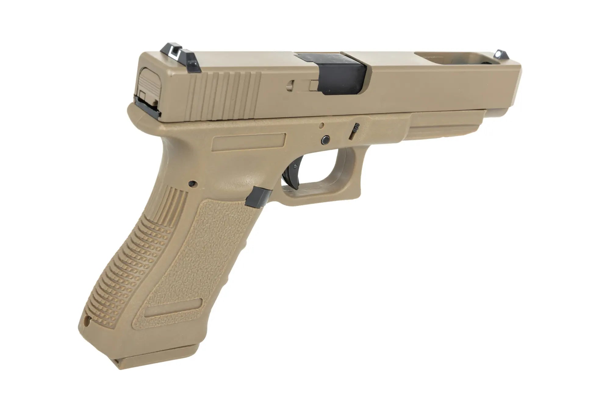 E&amp;C EC-1201 Tan airsoft pistol-1
