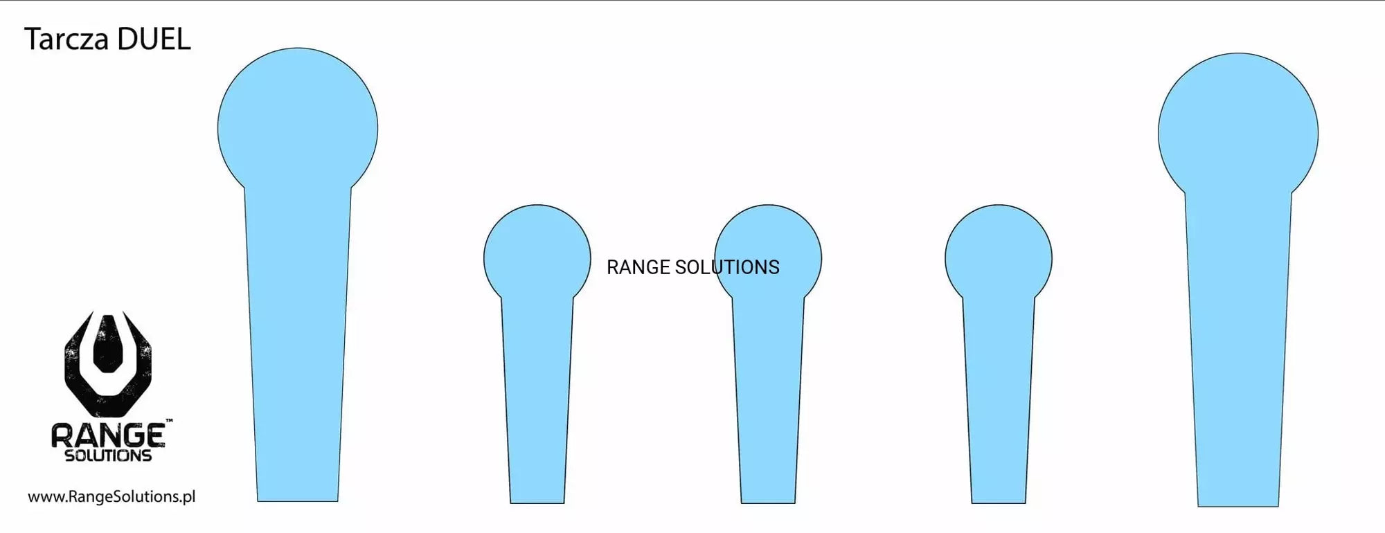 Duel Shooting Targets - 50szt.