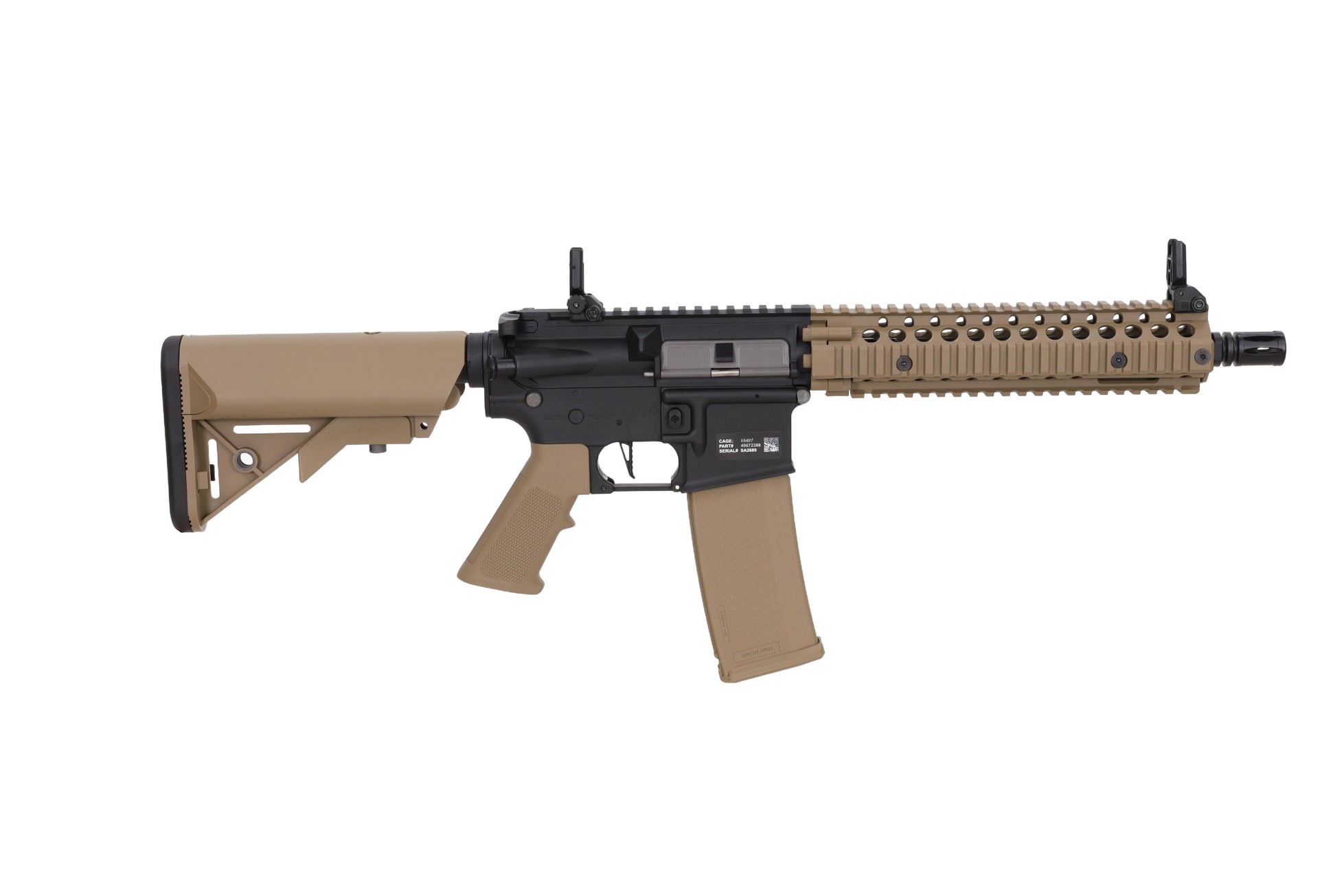 Specna Arms Daniel Defense MK18 SA-F19 FLEX Gen.2 AEG Assault Rifle 10.5" – Half-Tan-4