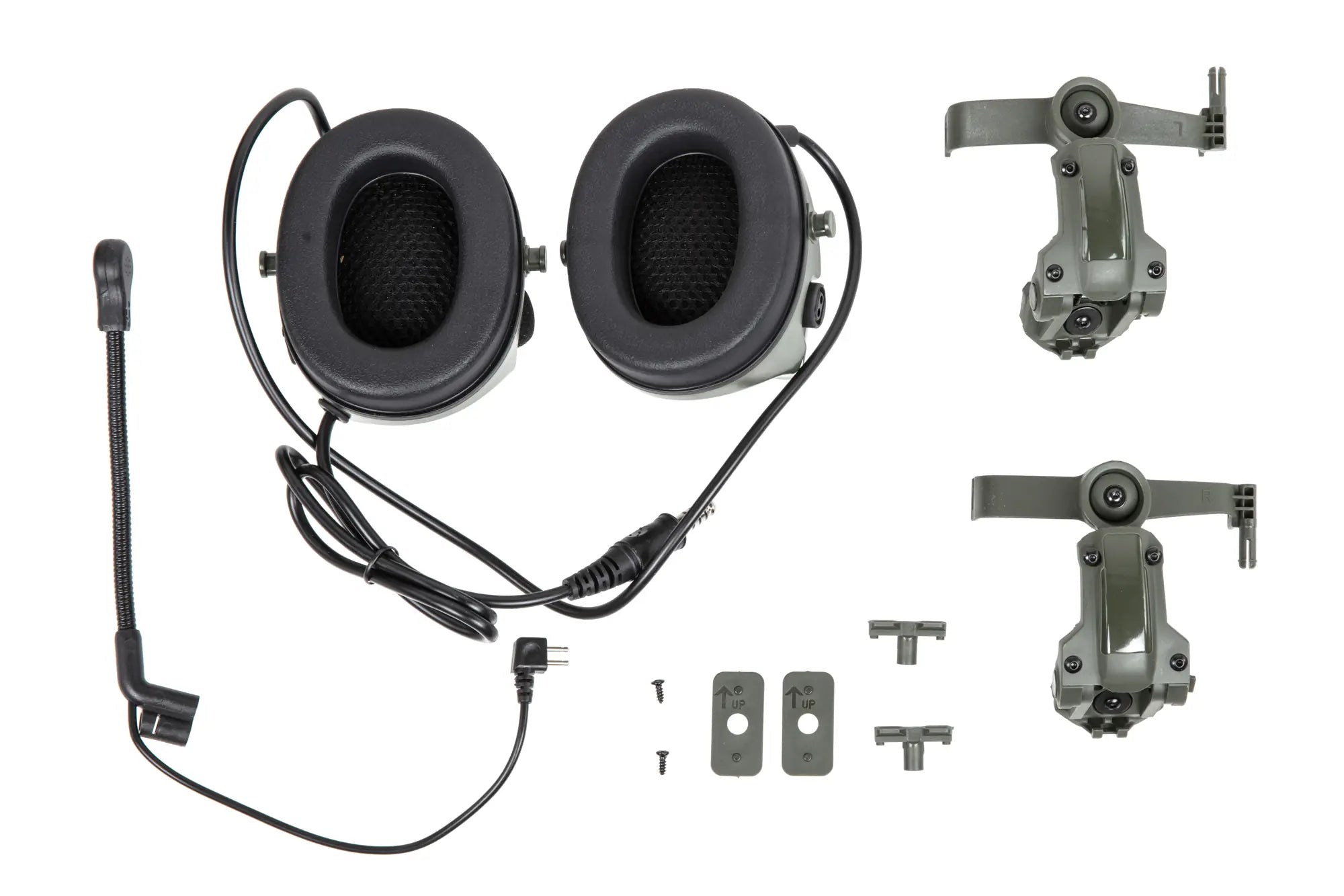 Tactical headset Wosport C5 HD-24-A Olive