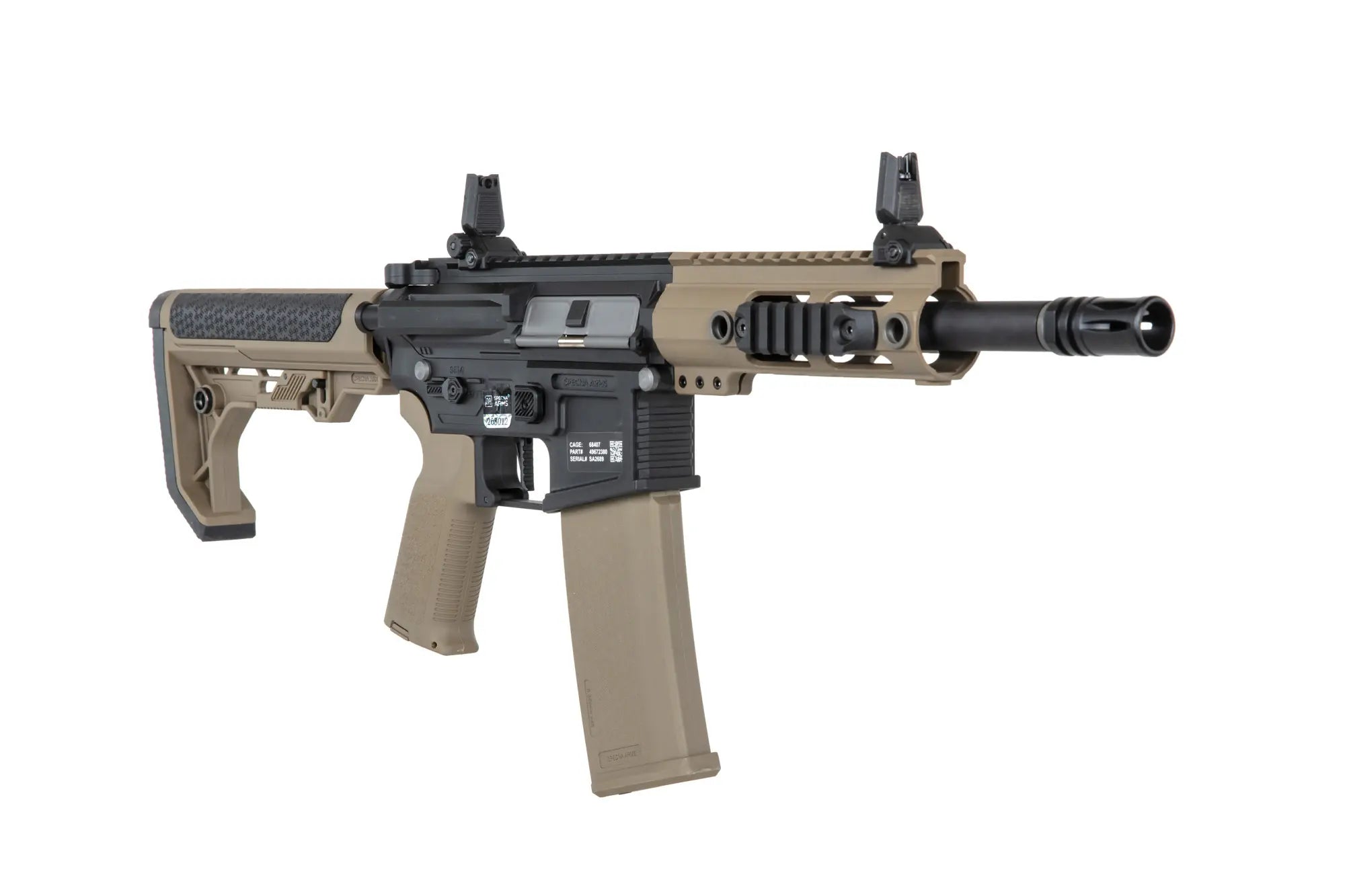 Specna Arms SA-F04-RL FLEX™ Light Ops Stock/ New Receiver HAL ETU™ Half-Tan airsoft Carbine-2