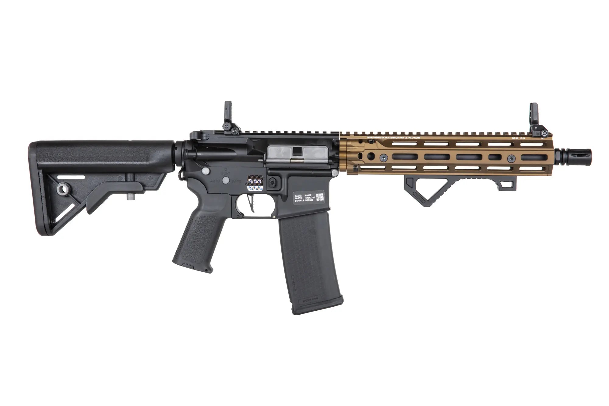 Daniel Defense® SA RISIII 10.5'' EDGE™ ETU airsoft rifle - Chaos Bronze-1