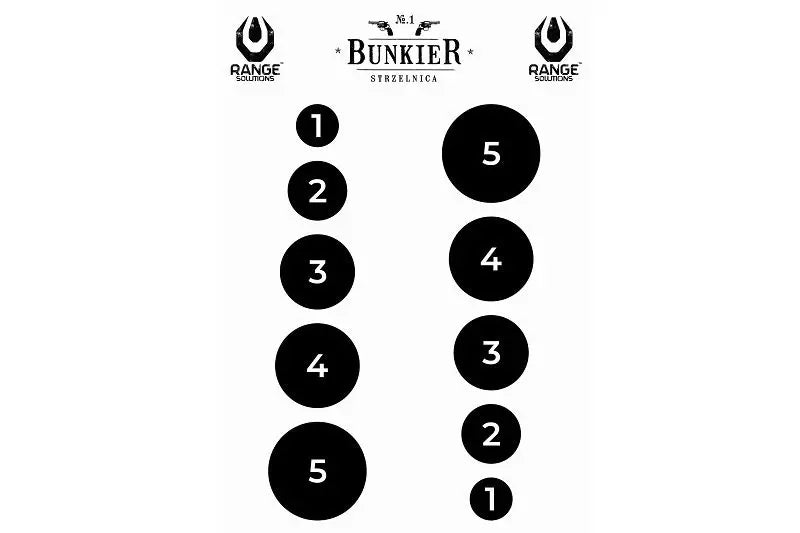 Bunker Shooting Target - 50 Pcs