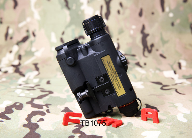 FMA AN/PEQ15 LA5-C UHP Version (LED Flashlight, Green / IR Laser) - Black