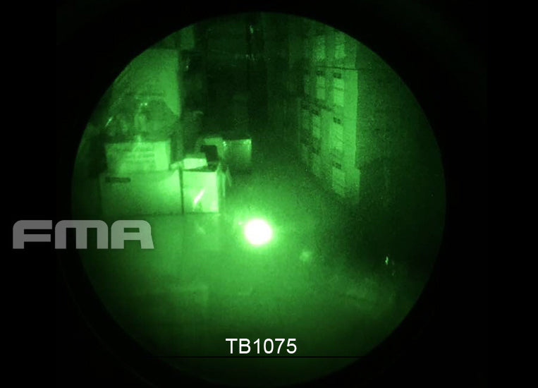 FMA AN/PEQ15 LA5-C UHP Version (LED Flashlight, Green / IR Laser) - Black
