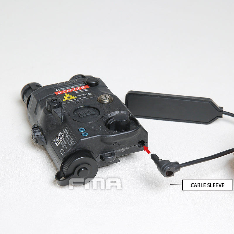FMA AN/PEQ15 LA5-C ATPIAL Version (IR Flashlight, Red / IR Laser) - Black