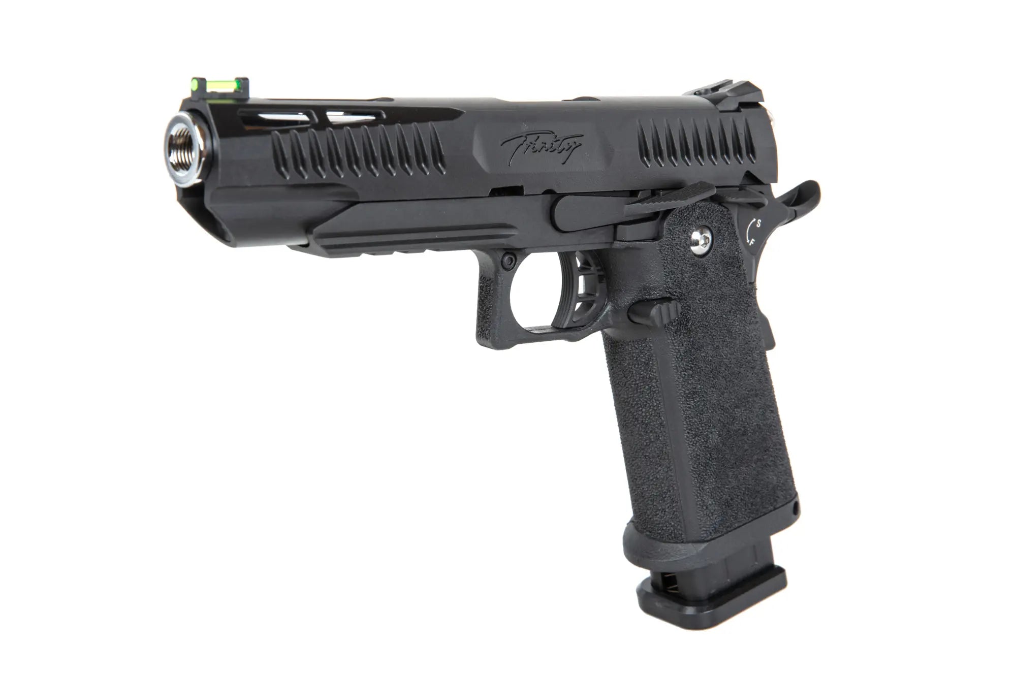 Airsoft Gas Pistol Modify Trinity Hi-Capa 5.1  nylon slide Black