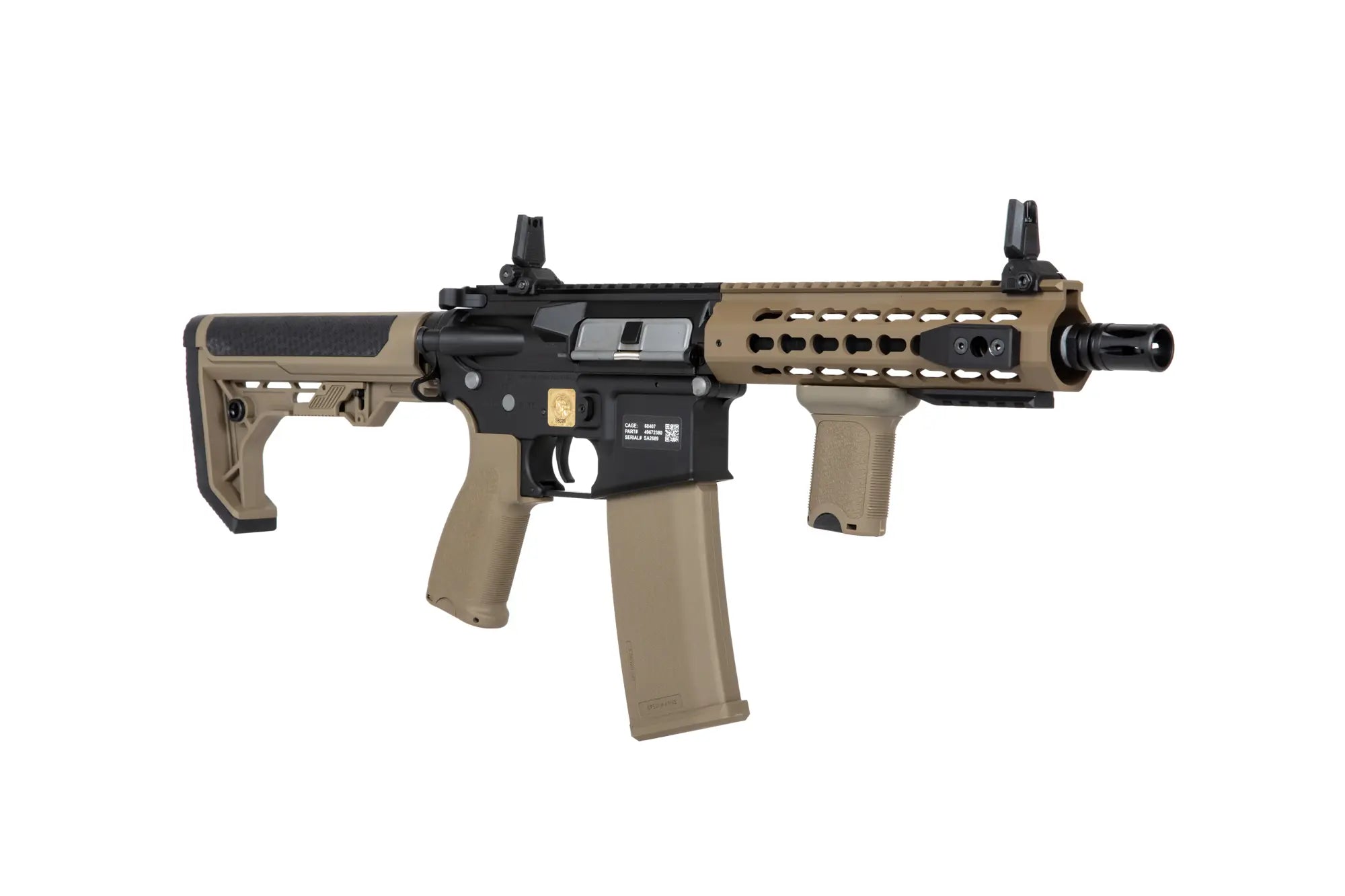 SA-E08 EDGE™ Light Ops Stock HAL2 ™ Half-Tan Carbine Replica-3