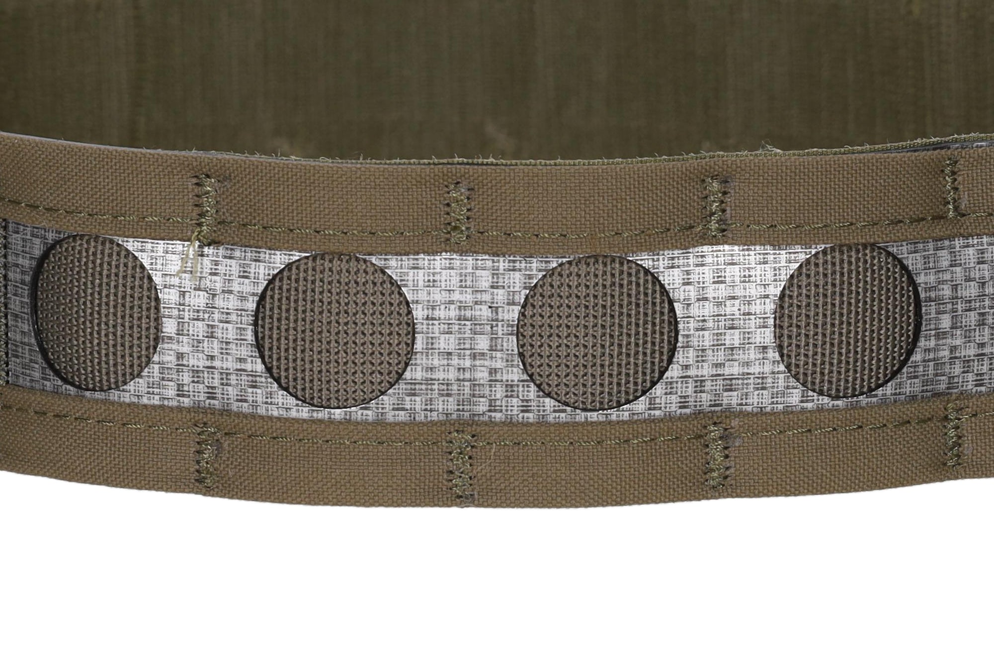 SaTac Olive Modular Tactical Belt With Dual Belt System Inner Layer 50mm Outer Pad