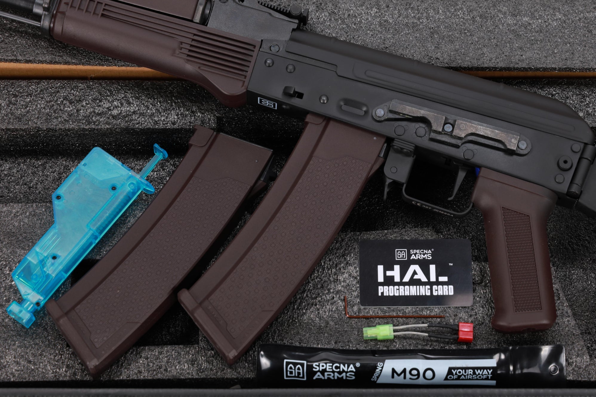 SA-J11 EDGE HAL ETU airsoft rifle with Magnus TDC chambered