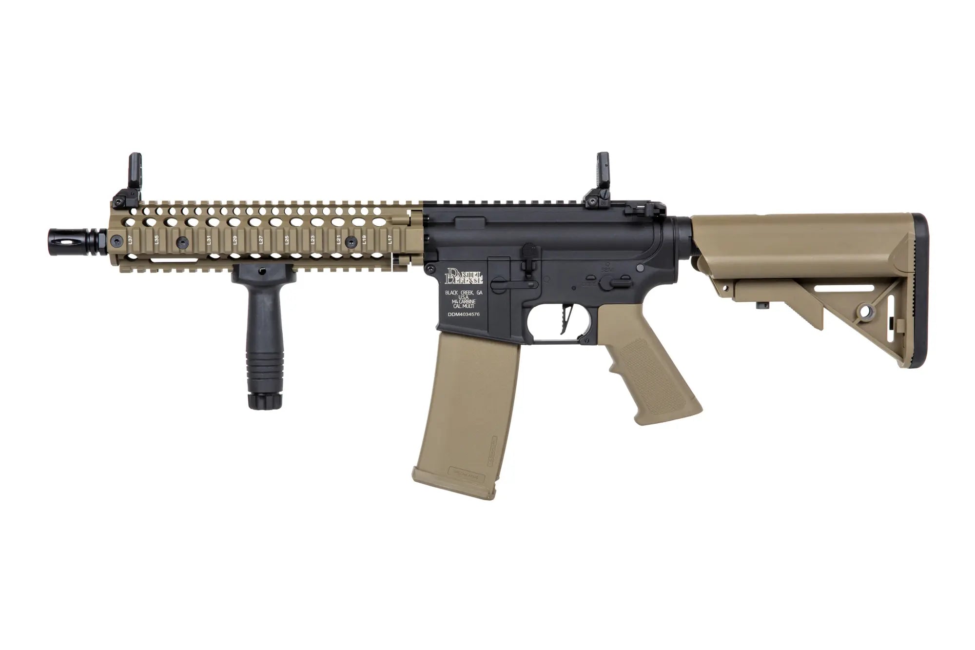 Specna Arms SA-C19 CORE™ Daniel Defense® ETU 1.14 J Half-Tan airsoft rifle-3