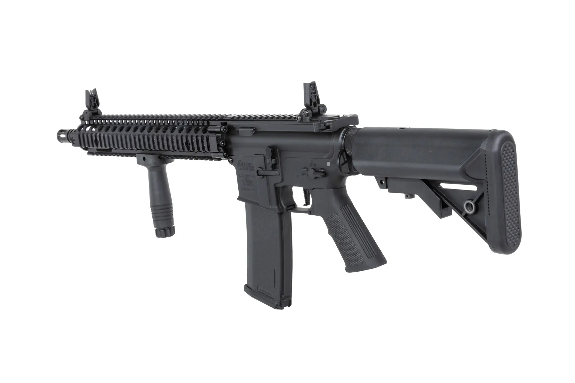 Daniel Defense MK18 SA-P26 Prime Aster II ETU airsoft rifle with Brushless Motor Single Fire Only