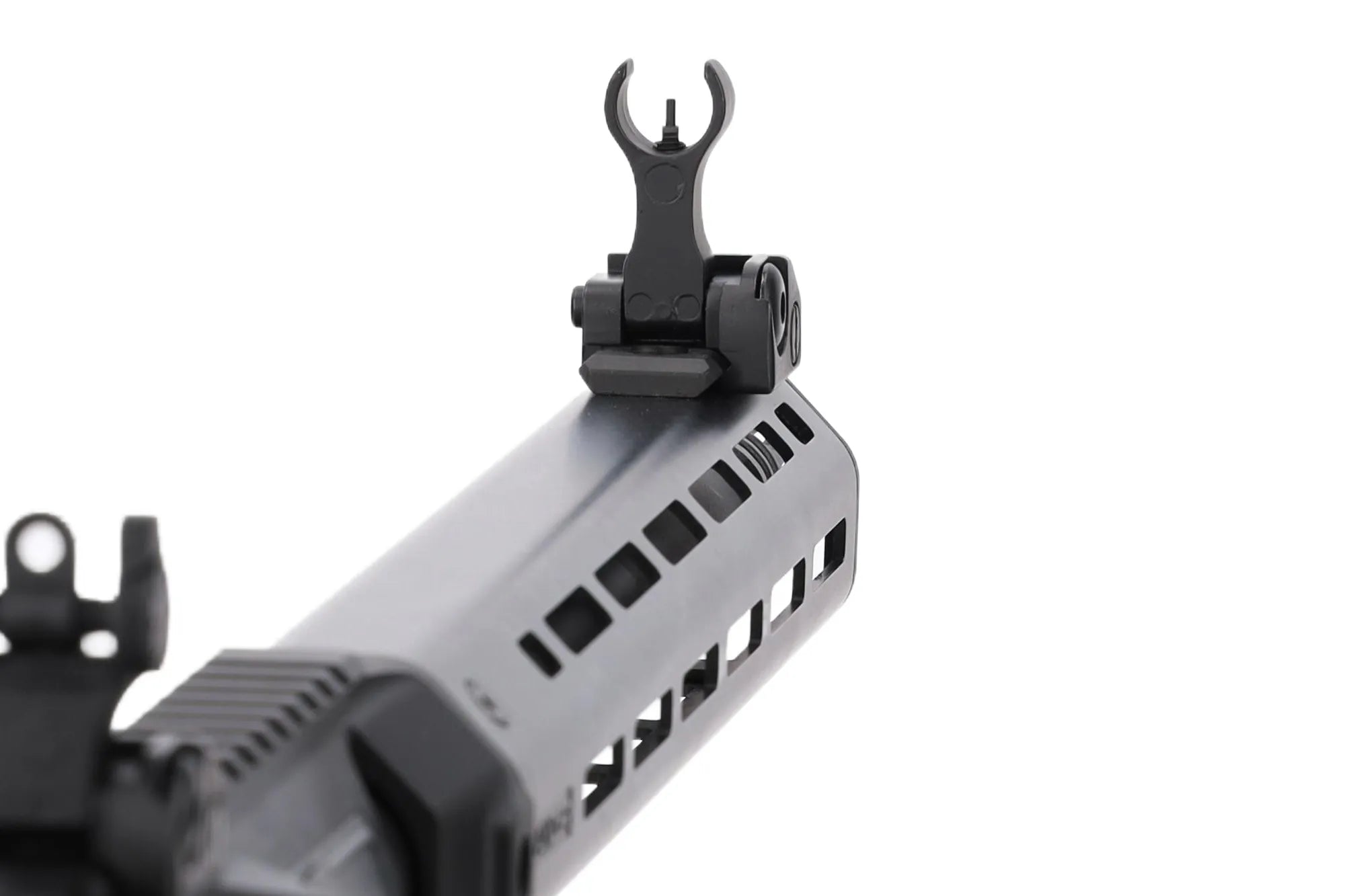 King Arms x Lancer Systems airsoft Carbine L15 LCH7 12" Faux Carbon Black-5