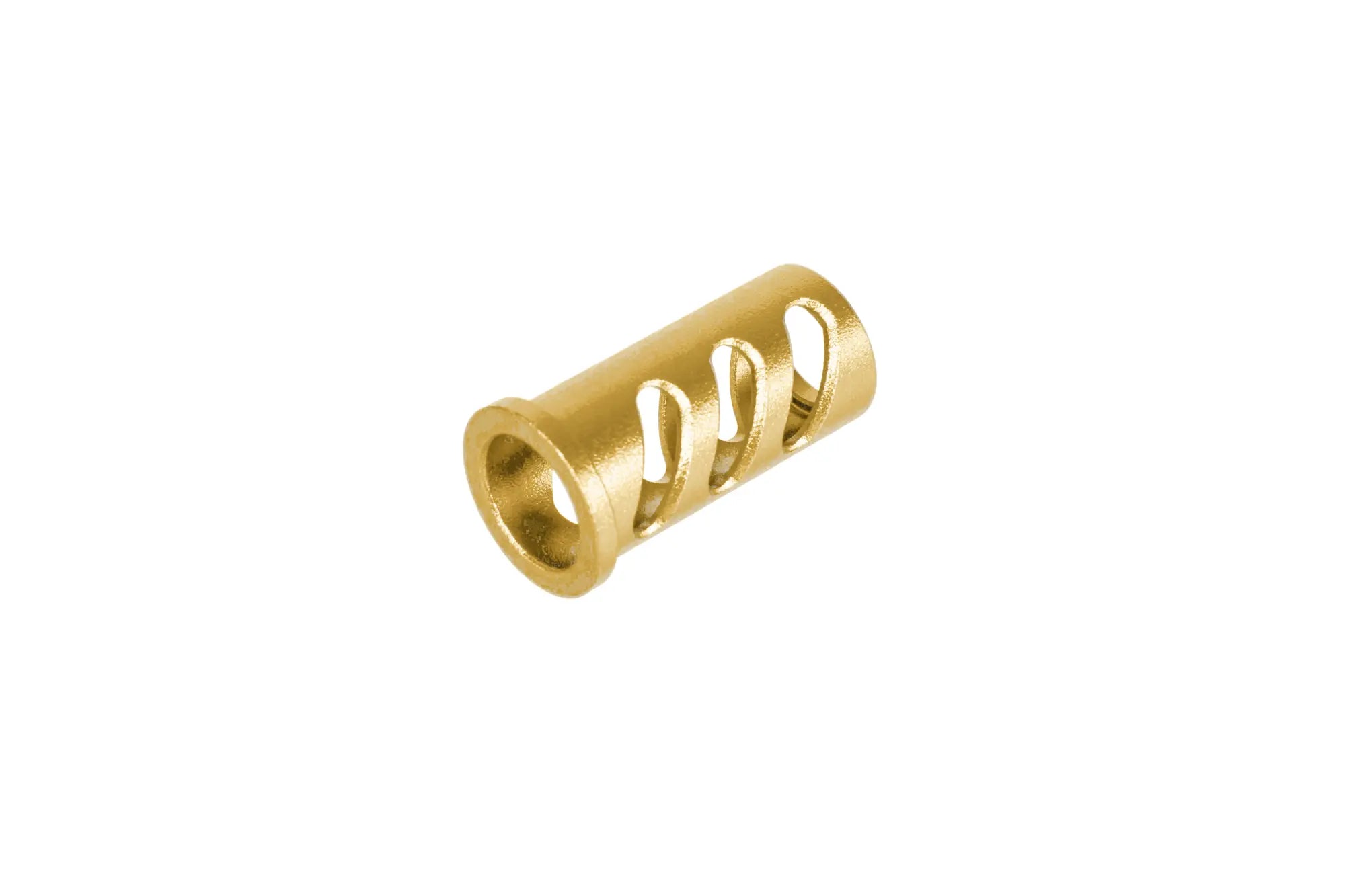 LA Capa Customs CUTOUT lock guide cap for TM Hi-Capa 4.3 replicas (with Delrin ring) Gold-2