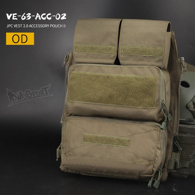 JPC vest 2.0 Accessory Bag II - OD Home > All products > Airsoft equipment and guns cases > Army backpacks and bags > Camelbags Wosport